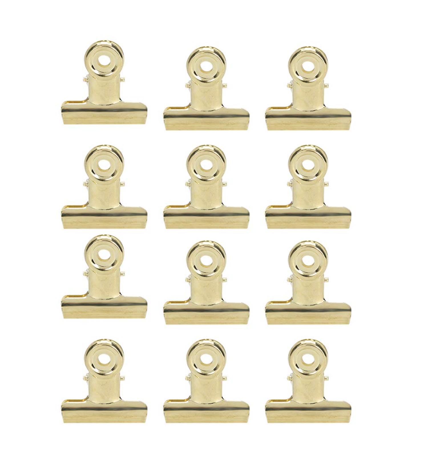 12-Piece Nail Clip Set - Curved C Fingernail Extension Clips for Fiberglass Nail Art - Gold Multifunctional Accessories - Buy Online on GoSupps.com