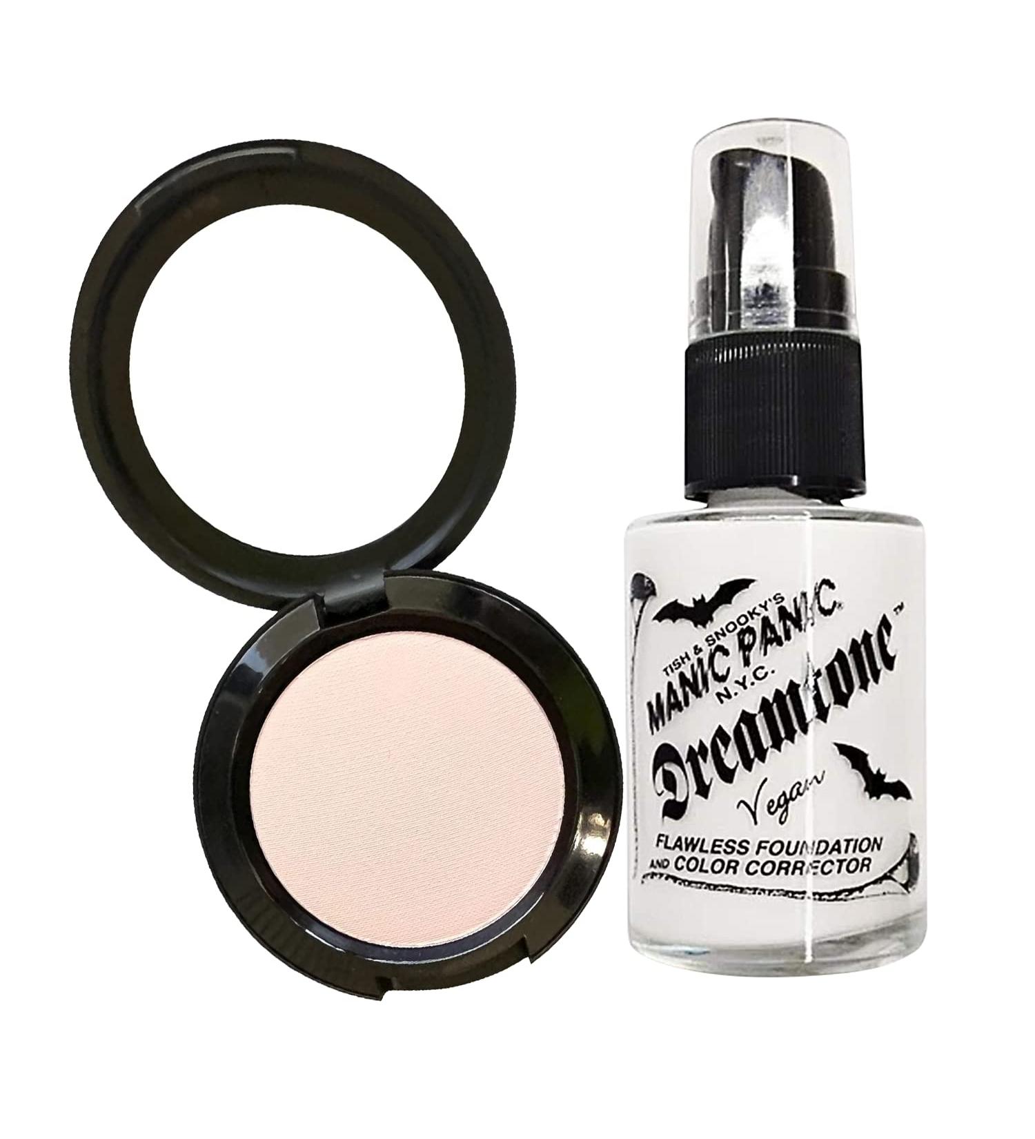 MANIC PANIC Coffin Dust Setting Powder & White Liquid Foundation Bundle - Buy Online on GoSupps.com