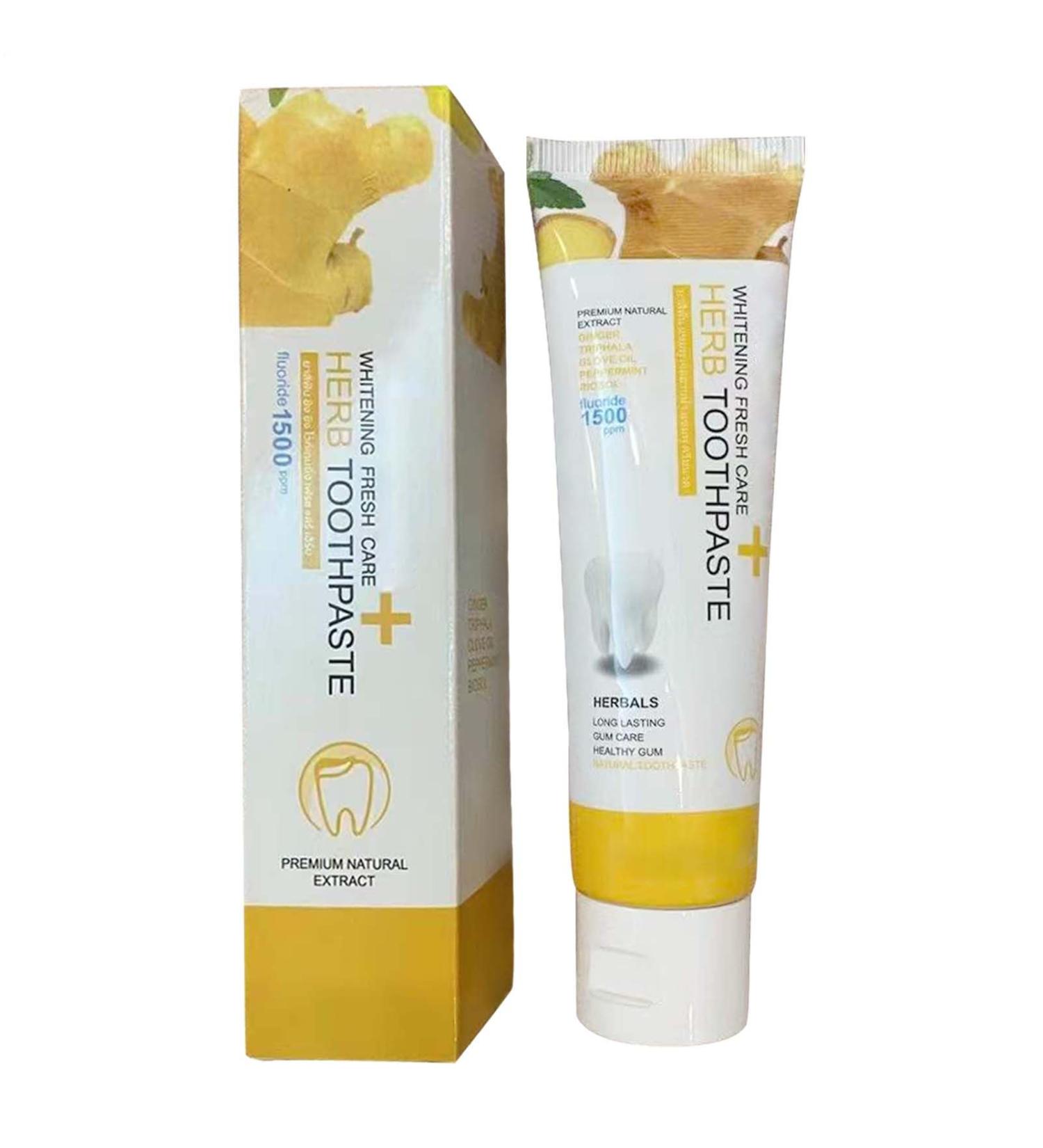Natural Toothpaste | Whitening Toothpaste 50g - Dental Hygiene Paste - For Home Hygiene Travel Morning Routine Bathroom Daily Toilet for Men and Women - Buy Online on GoSupps.com