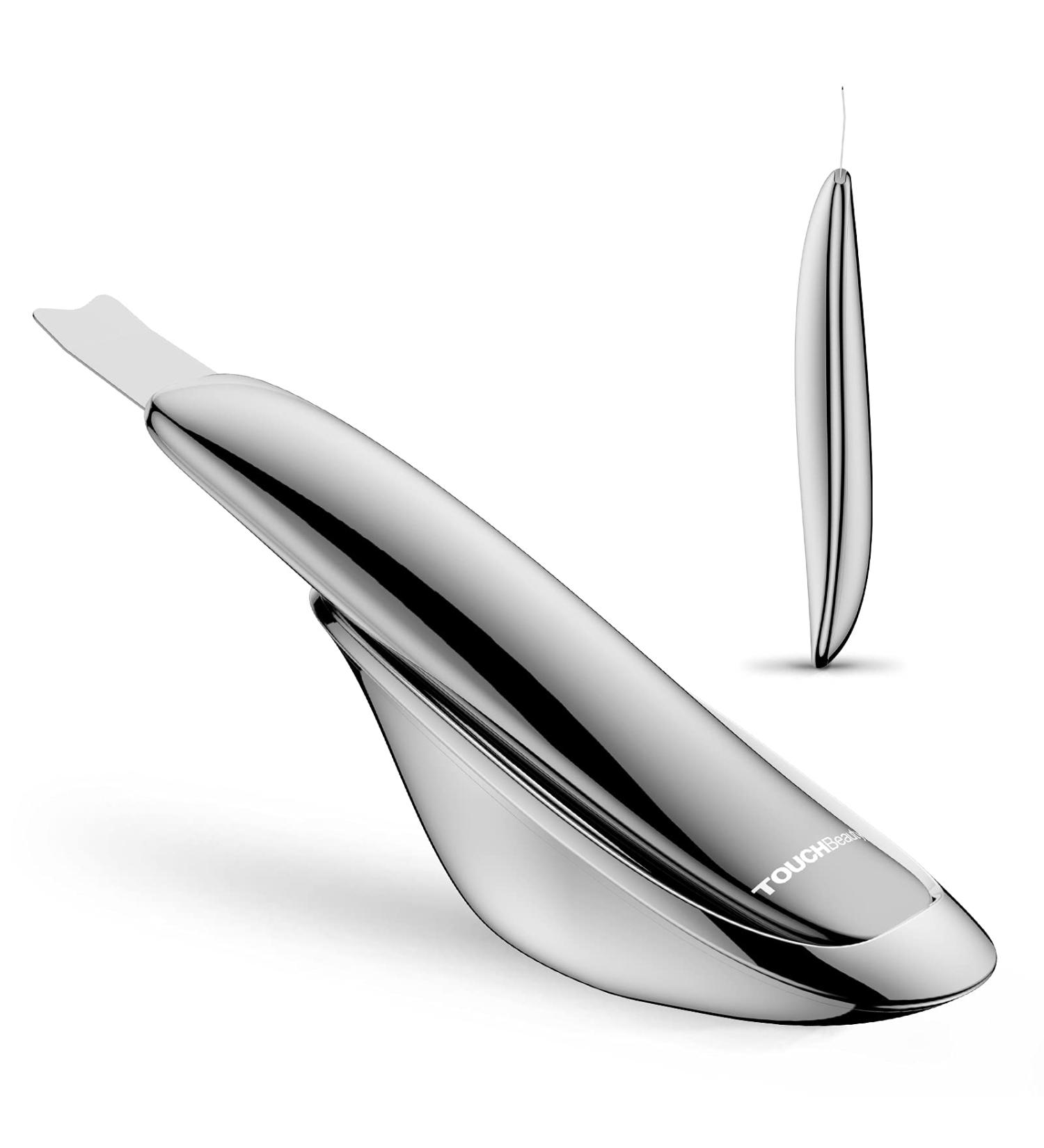 TOUCHBeauty Blackhead Remover Spatula TB-1769 Silver | Christmas Gift for Women | Pore Cleaner for Deep Cleansing & Exfoliation - Buy Online on GoSupps.com