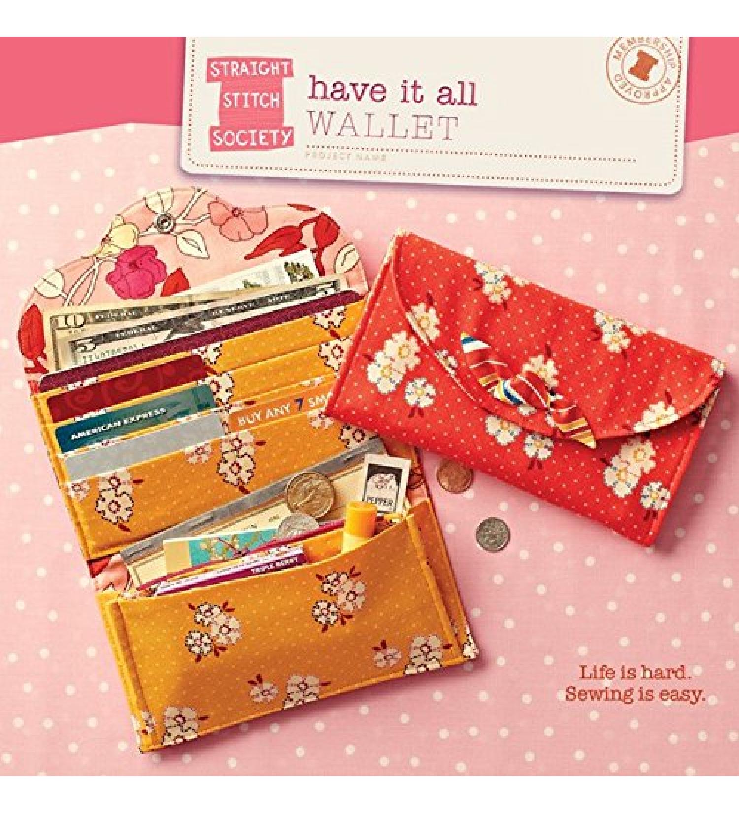 Have It All Wallet Sewing Pattern - DIY Accessory Project - Buy Online on GoSupps.com