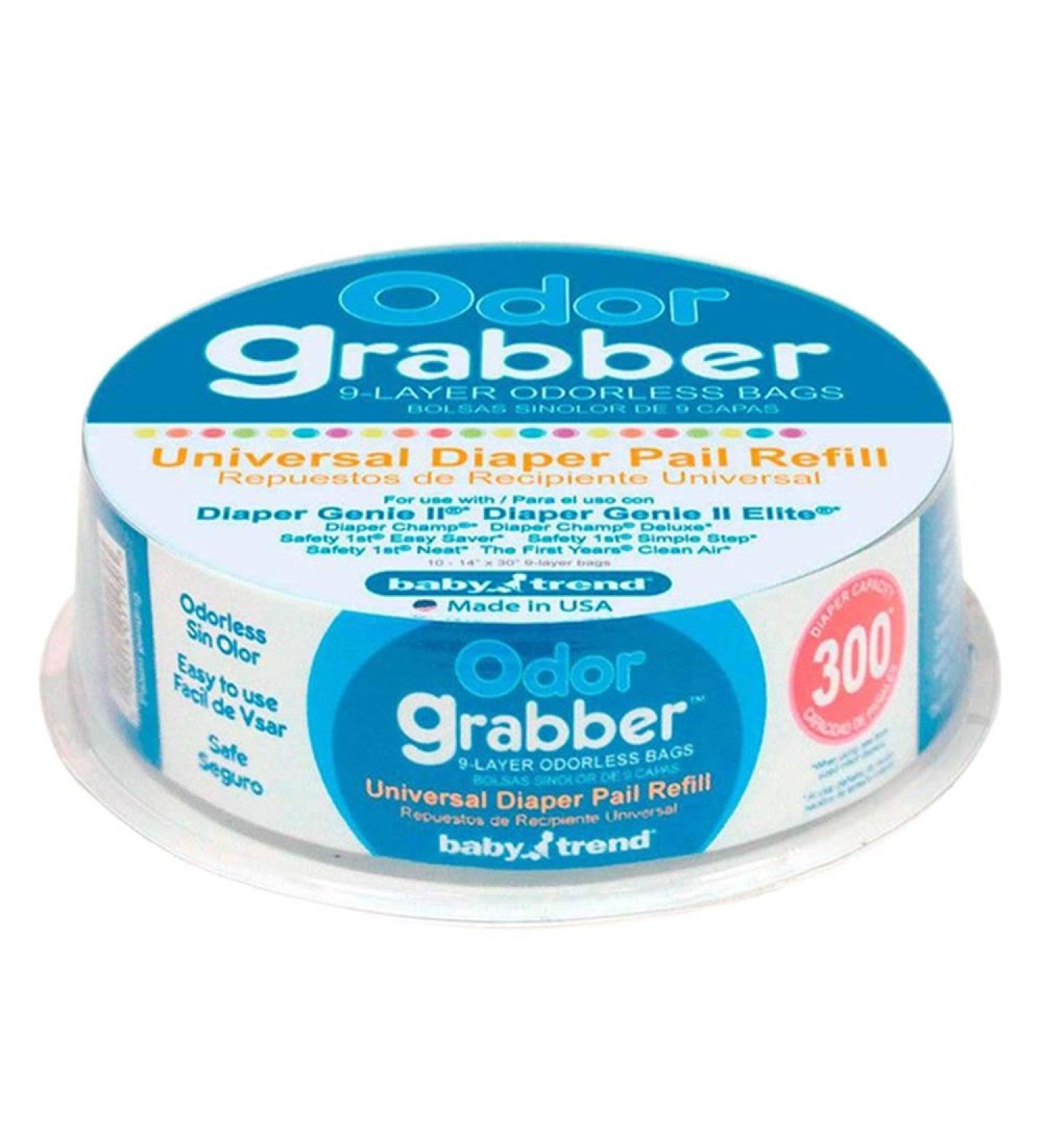 Baby Trend Odor Grabber Diaper Pail Refill - Universal, Long-lasting Odor Control - Buy Online on GoSupps.com