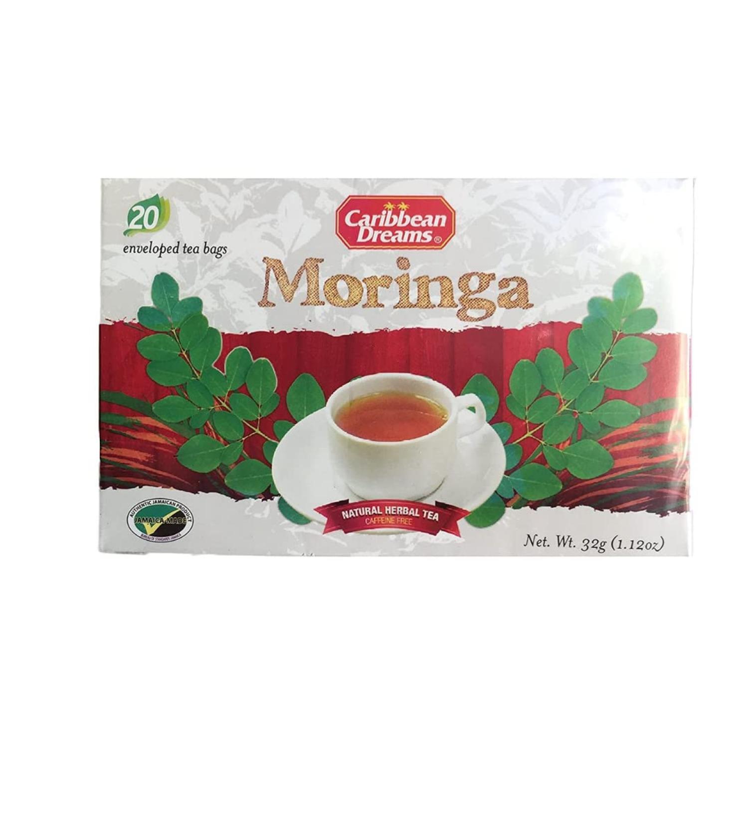 Caribbean Dreams Moringa Tea 6 x 20 s
