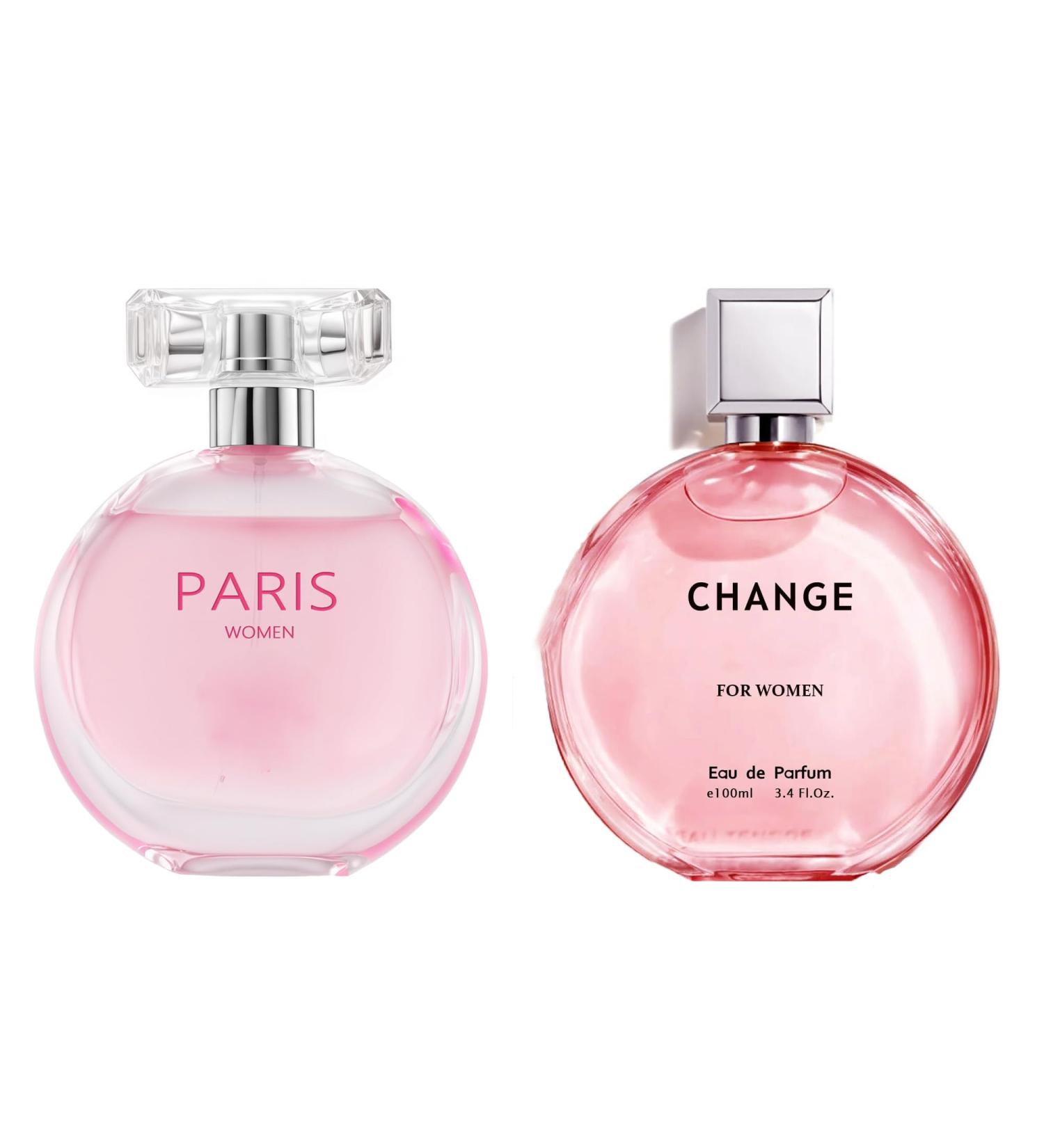 Women's Perfume Combo Change Women & Paris Women Eau De Parfum Long Lasting Fragrance 3.4 Fl Oz Spray Each for Daily Used - Buy Online on GoSupps.com