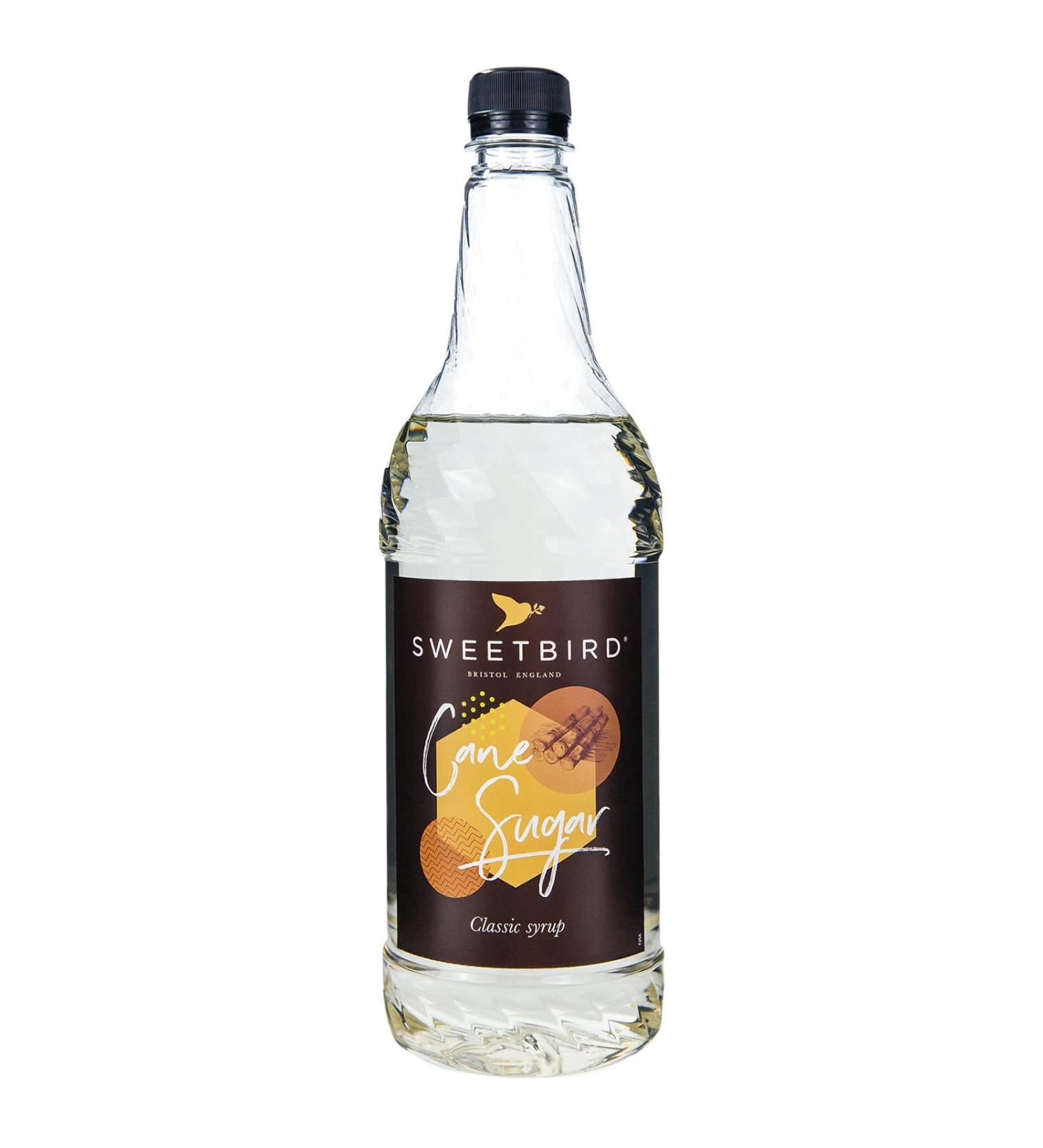 Sweetbird Cane Sugar Syrup (1 litre) - Vegan Friendly Syrup - Pure Cane Sugar - Buy Online on GoSupps.com