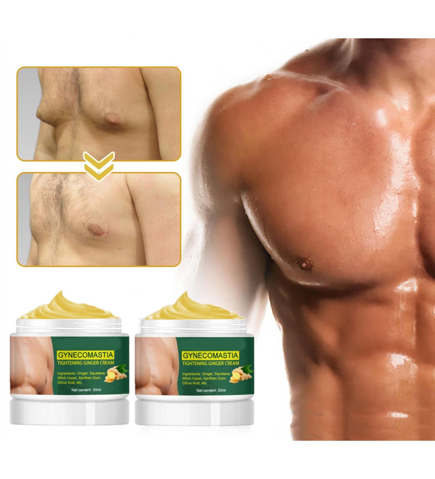 Solipac Gynecomastia Tightening Ginger Cream - 2pcs Chest Firming & Cellulite Reduction | Natural Body Shaping Solution - Buy Online on GoSupps.com