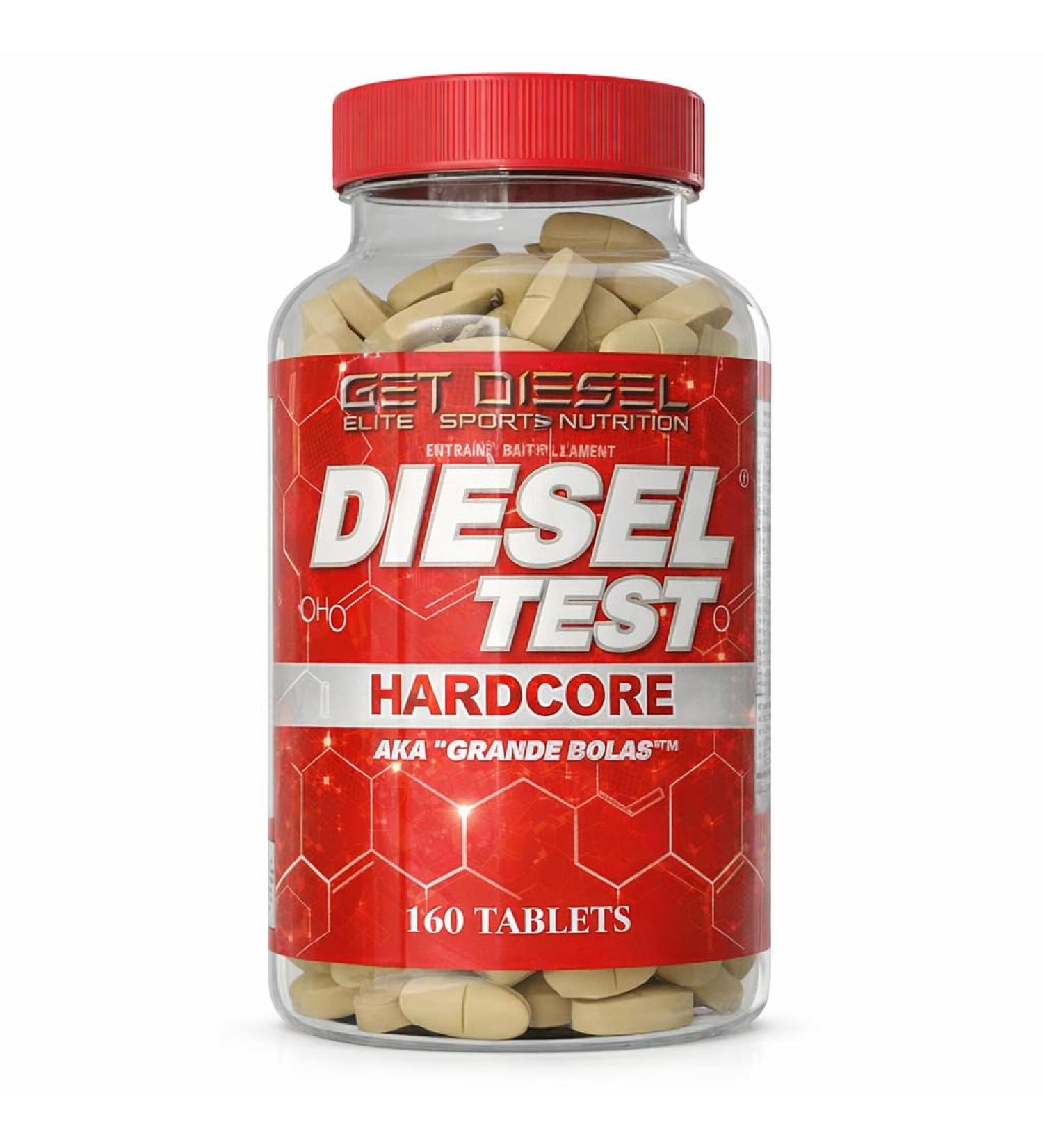 Diesel Test Hardcore by GET Diesel Libido & Drive Support PCT Formula for Estrogen Balance & Confidence with Tribulus Maca & Zinc