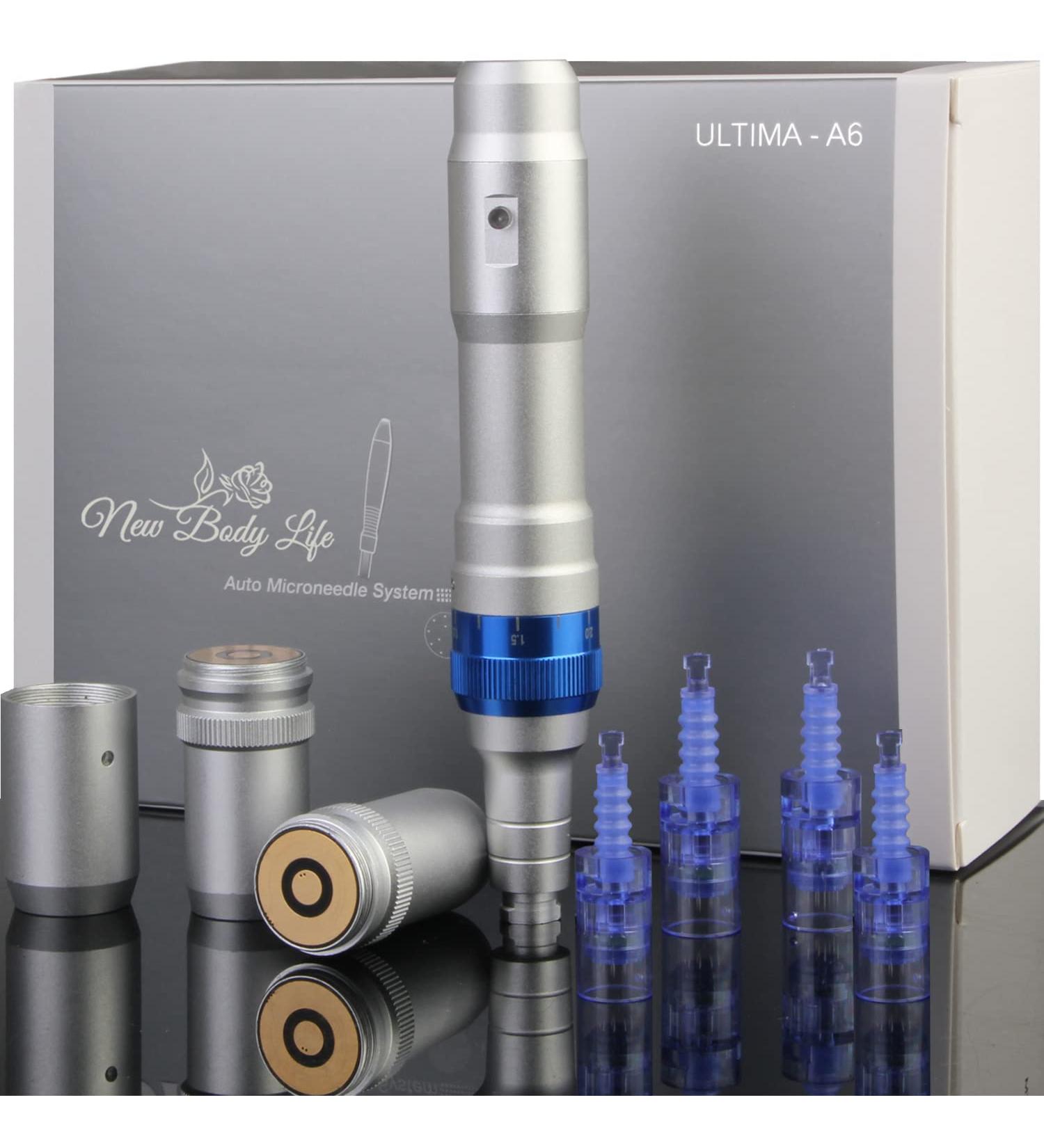 Dr. Pen Ultima A6 Professional Microneedling Pen | Electric Wireless Derma Auto Pen with 4 Cartridges | Best Skin Care Tool Kit for Face and Body - Buy Online on GoSupps.com