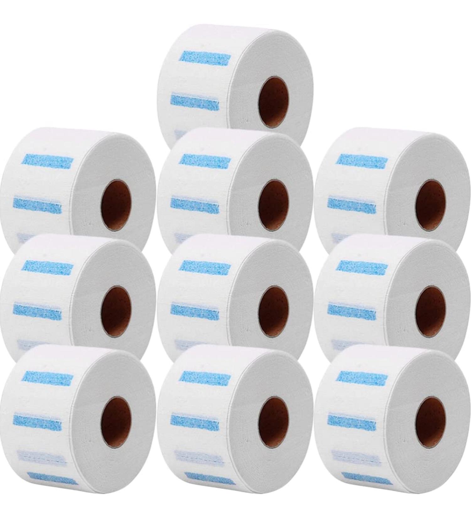 FRCOLOR Salon Neck Paper 10 Rolls Scarf Neck Paper Disposable Flexible s Baybliss Haircut Neck Self Haircut Barber s Stretchy Barber Neck Tissue Paper White Modeling Hairdressing Paper - Buy Online on GoSupps.com