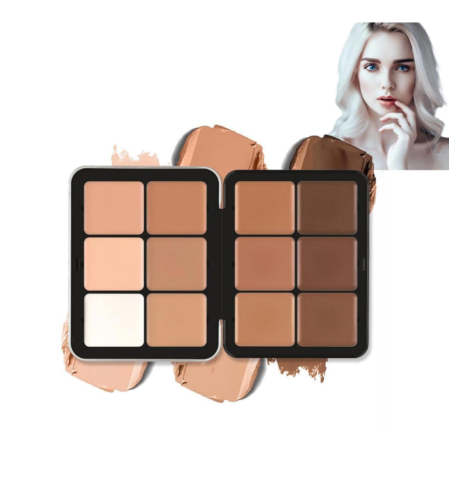 Carla Secret Concealer Palette 12 Colors Carla Secret Cream Blush Palette Carla Secret Makeup Palette (Concealer-1) - Buy Online on GoSupps.com