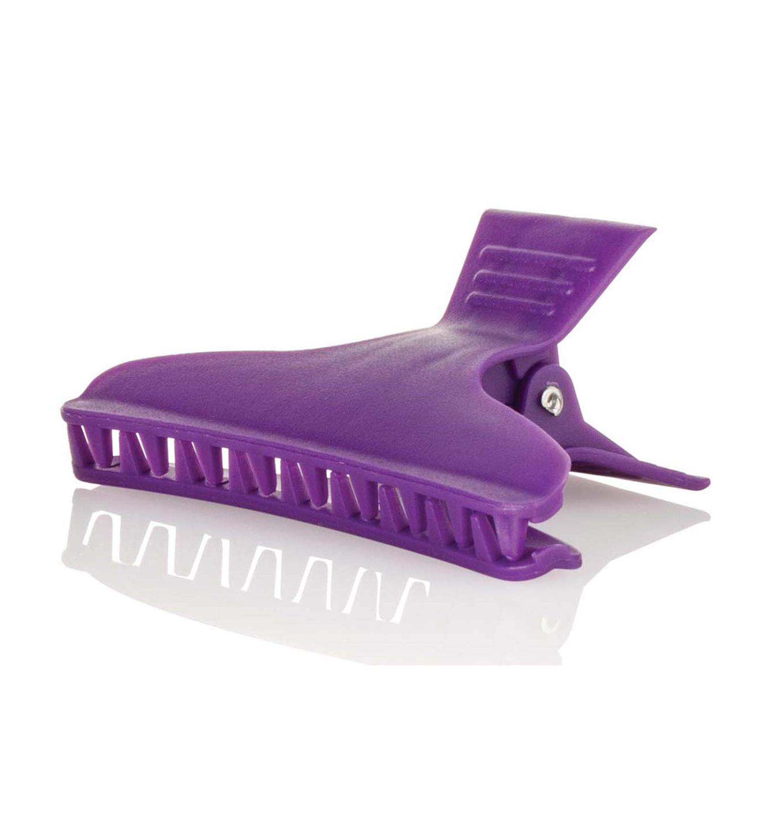 12x sectioning clip 8cm hair clip purple
