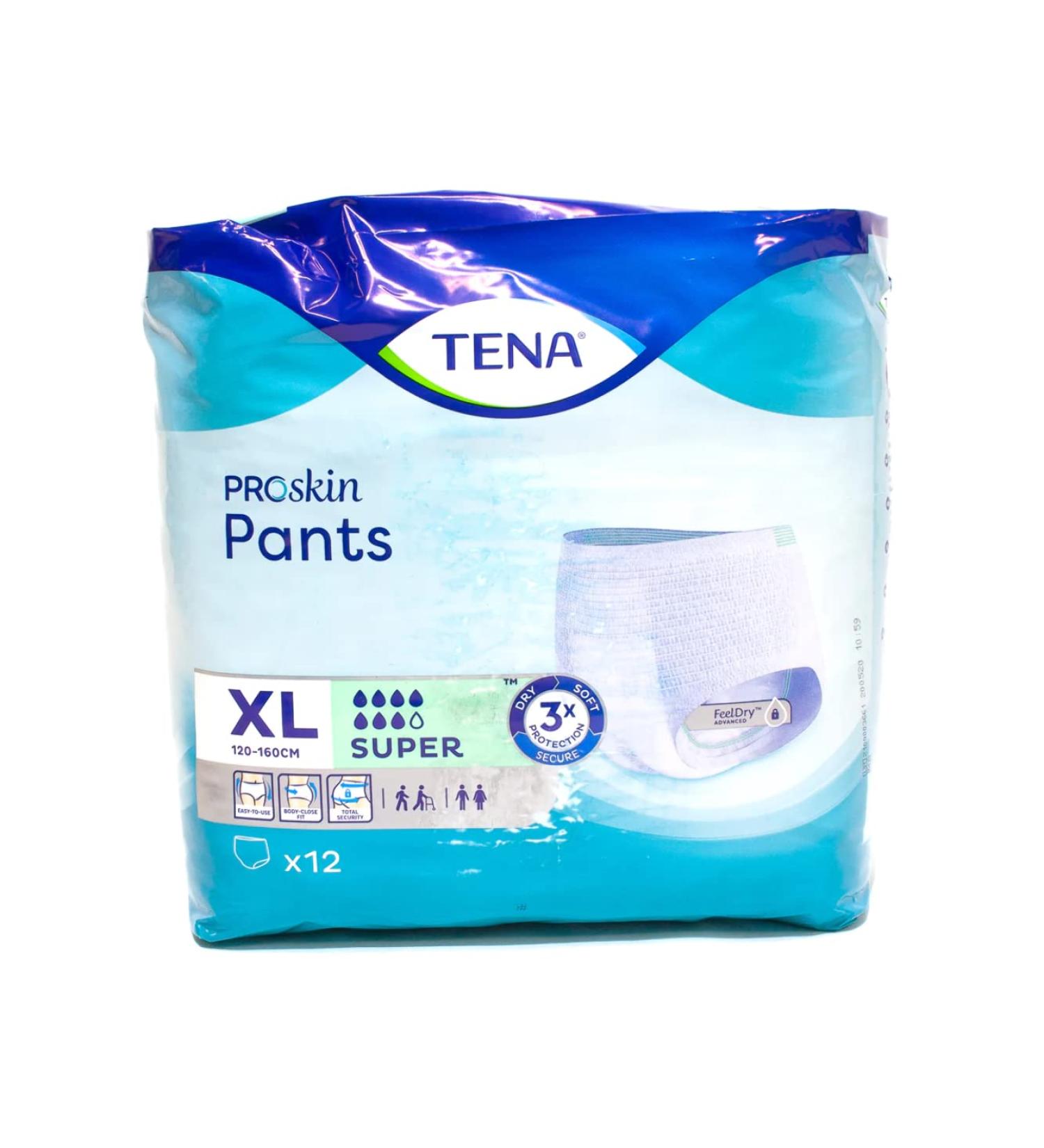 Tena Pants Super XL - ConfioFit for Moderate & Severe Incontinence | 12 Pieces - Buy Now! - Buy Online on GoSupps.com