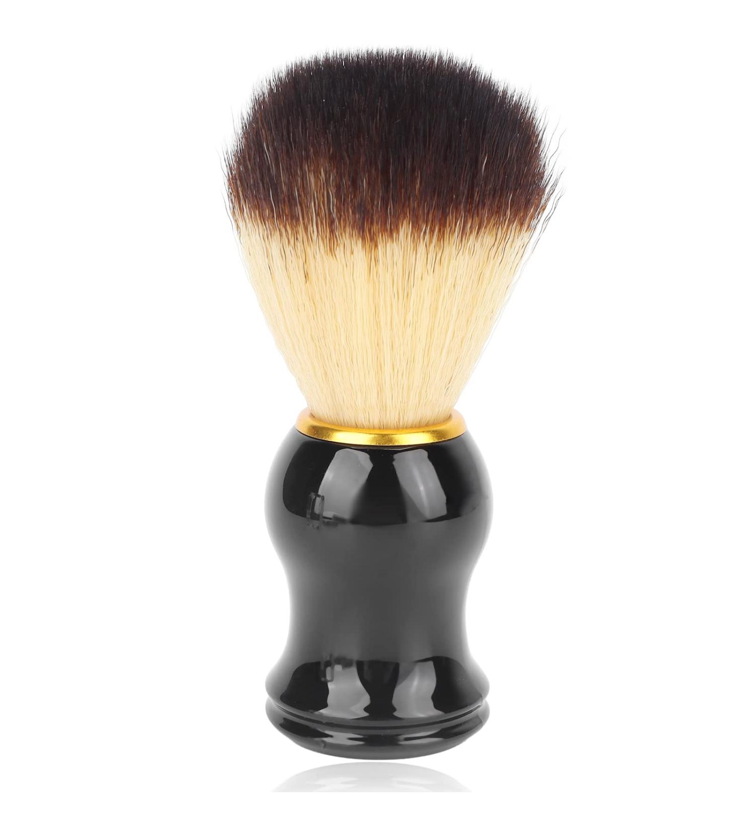 Premium Shaving Brush with Soft Bristles - Wooden Handle Barber Brush for Men's Shaving & Cream Application - Buy Online on GoSupps.com