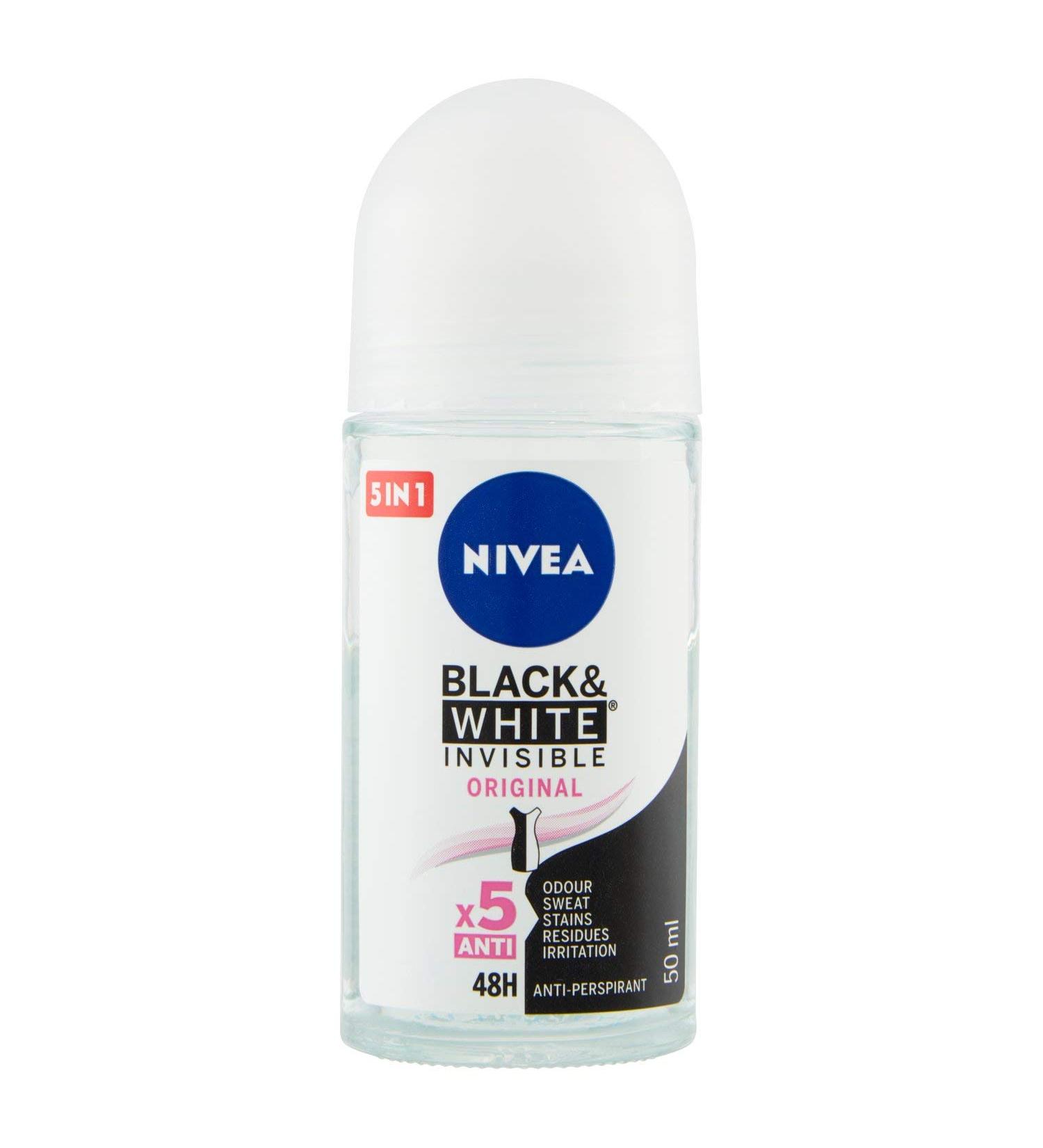 Black & White Invisible Deo Roll-On 50 Ml 1.7 Fl Oz (Pack of 1) Clear - Buy Online on GoSupps.com