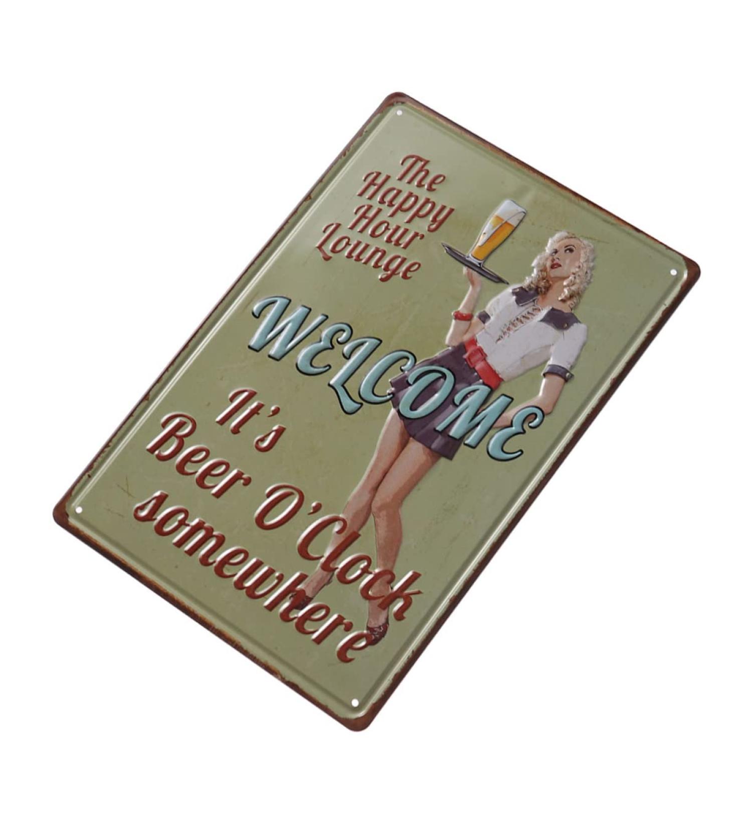 Artibetter Bar Sign Vintage Poster Metal Poster Vintage Posters Metal Signs Pub Tin Sign Decorations Vintage Metal Poster Bar Tin Sign Retro Decor - Buy Online on GoSupps.com