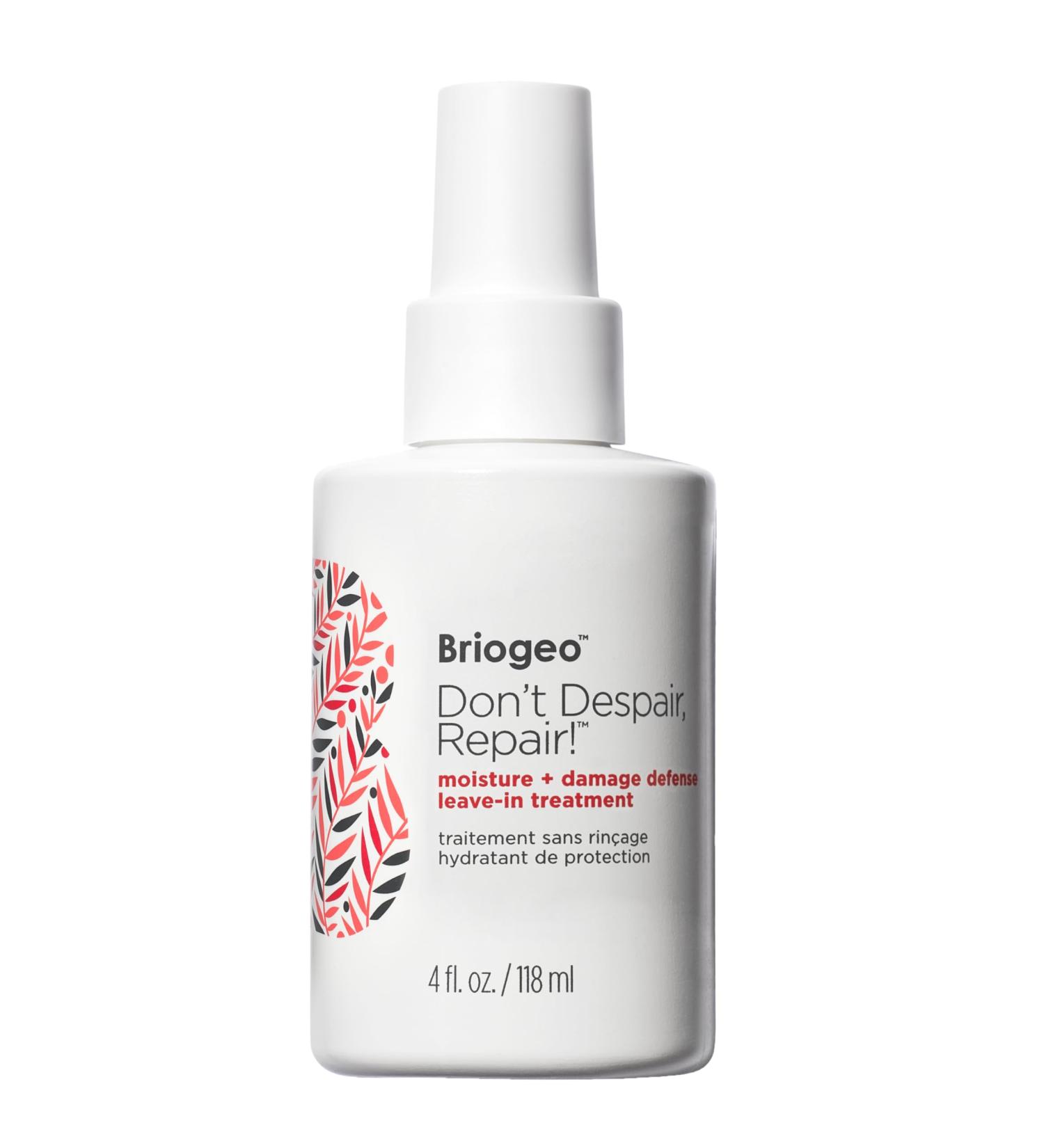 Briogeo Don't Despair Repair Moisture + Damage Defense Traitement sans rin age scelle les pointes fourchues et r pare les cheveux secs et ab m s v g taliens sans phtalates et sans paraben 118 ml - Buy Online on GoSupps.com