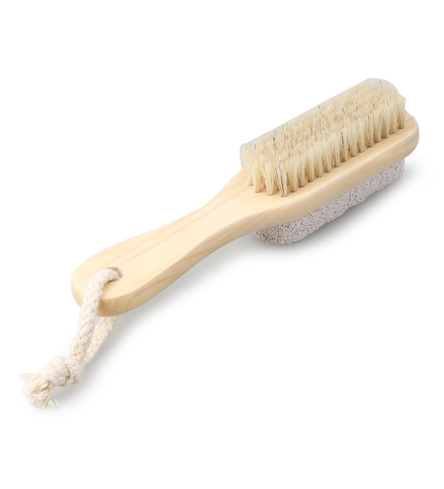 ROSENICE Foot Brush & Body Brush with Pumice Stone - Exfoliate & Smooth Skin | International Shipping Available - Buy Online on GoSupps.com