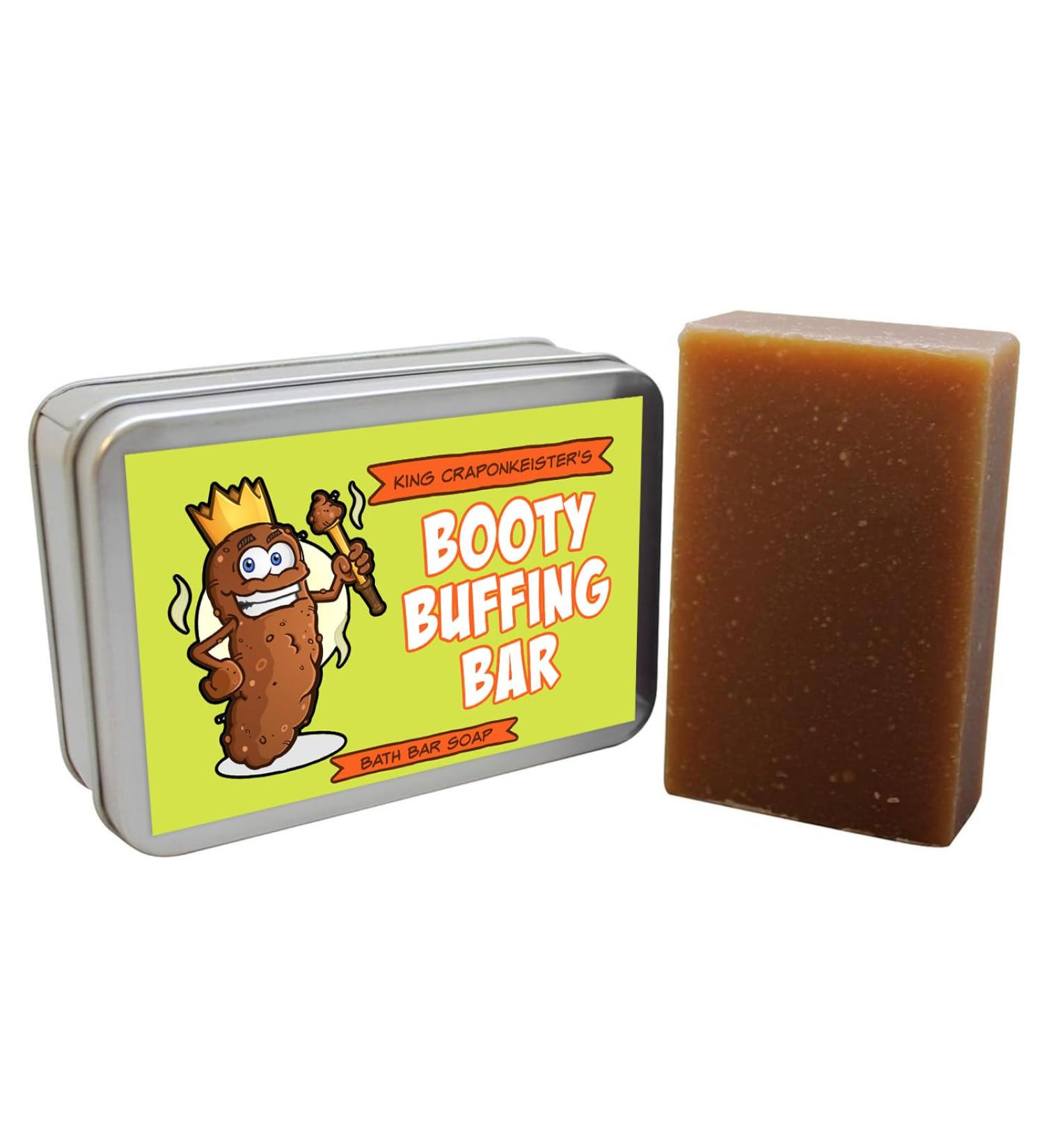 Booty Buffing Bar Soap - Premium Unisex Coffee Soap Gag Gifts for Adults Teens & Kids | Perfect for Easter Baskets & White Elephant Ideas - Buy Online on GoSupps.com