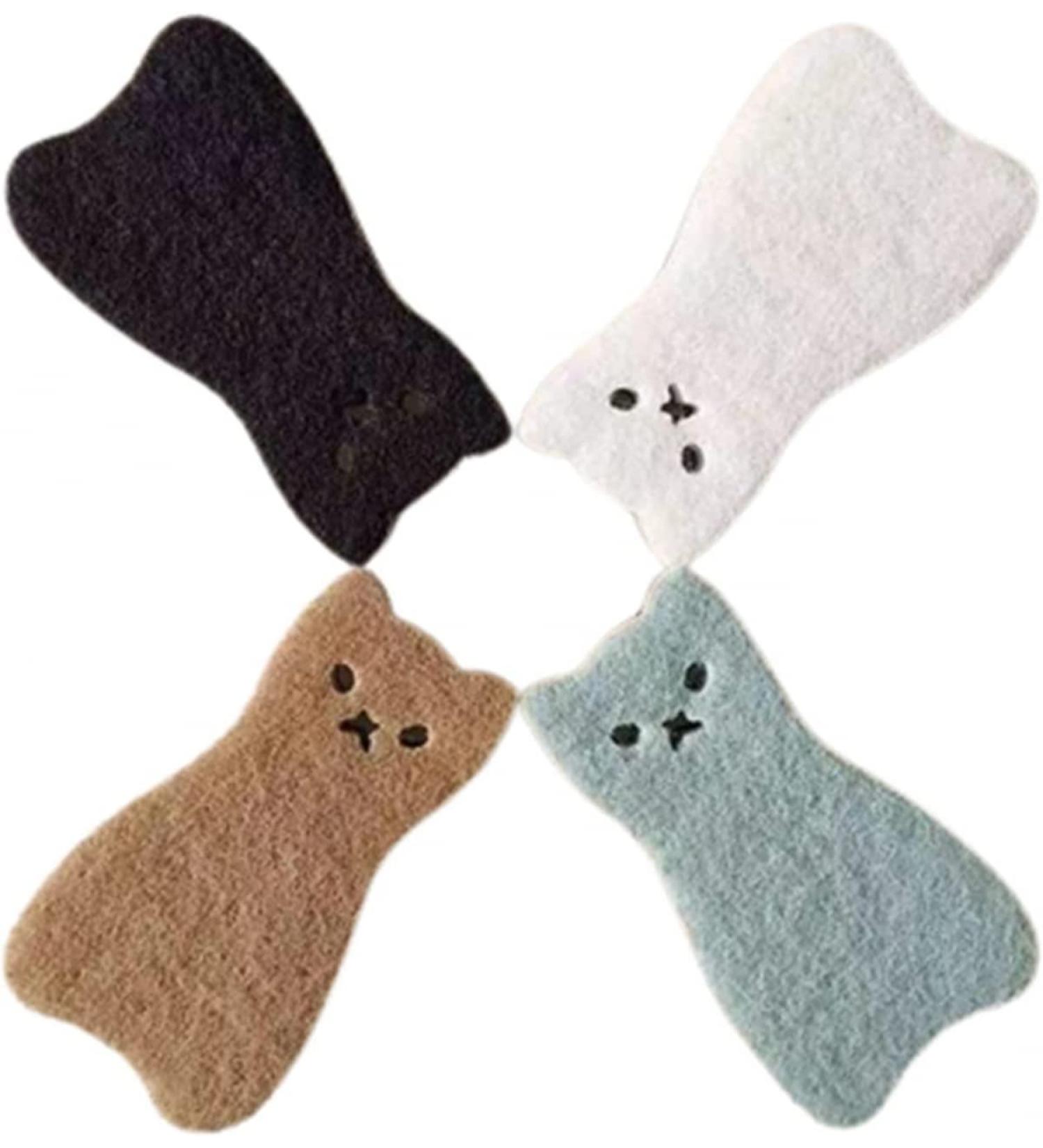 Dishwashing Sponge Scrub Sponge Multifunctional Cartoon Cleaning Sponge Cute Cat Kitchen Sponges Dish Scrubber Home Dishes Washing Cleaning Tool - Buy Online on GoSupps.com