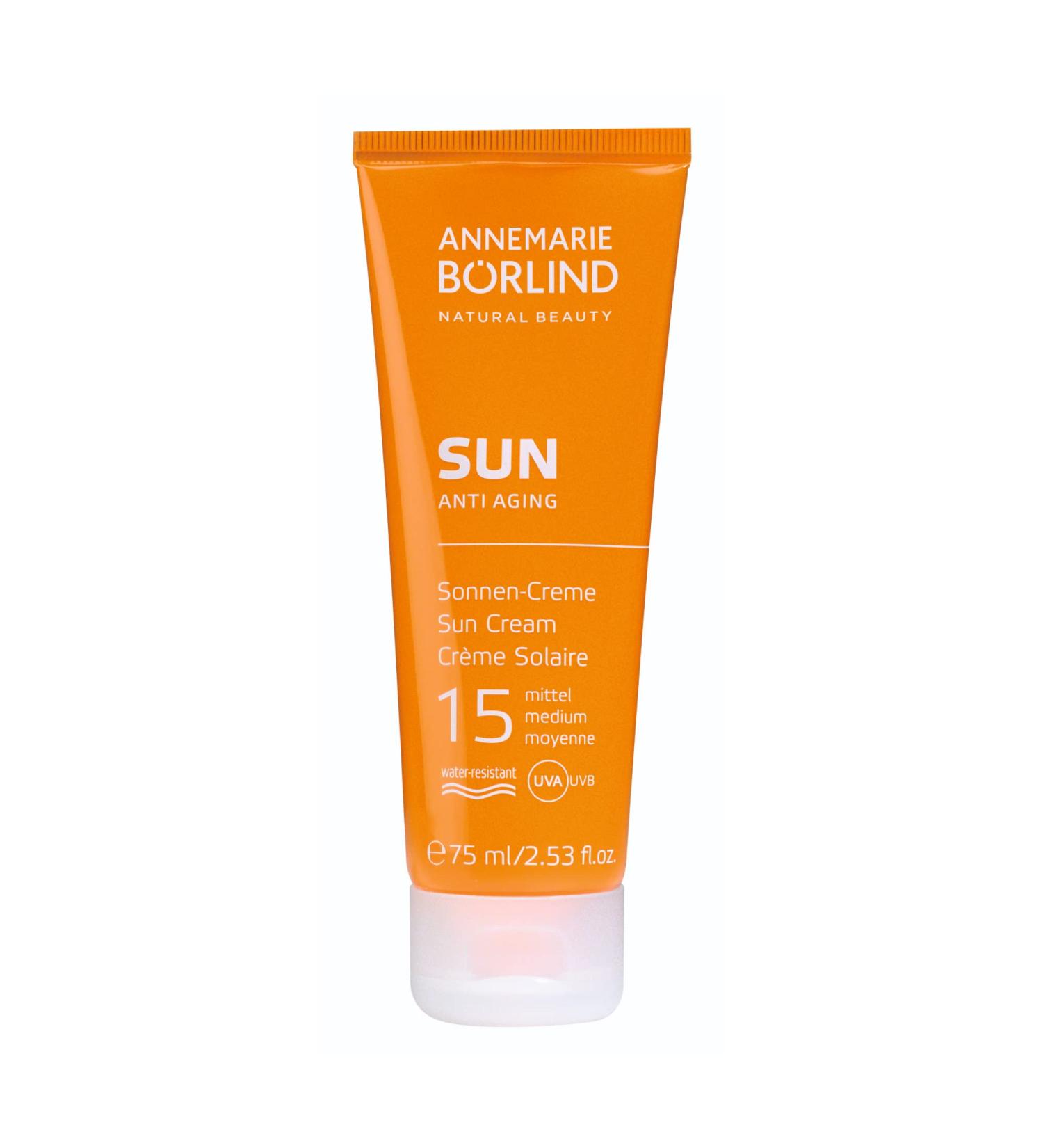 Annemarie B rlind Sun Anti-Aging Sunscreen LSF 15 - Natural UV Protection & Vitamin E (75 ml) - Shop Now! - Buy Online on GoSupps.com