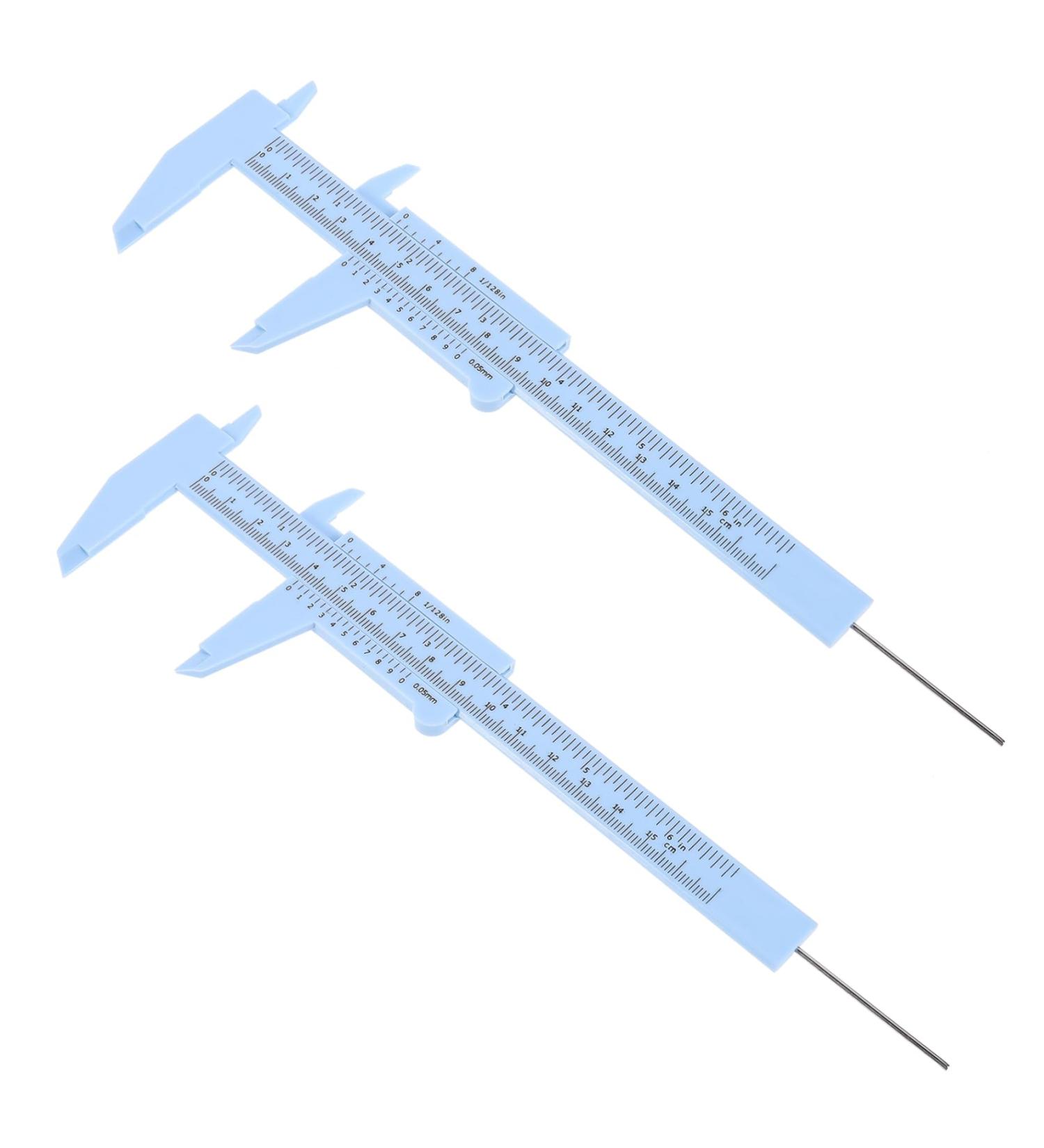 Housoutil 2pcs Eyebrow Ruler Mini Multipurpose Tool Eyebrow Shaper Ruler Musical Instrument Portable Miss - Buy Online on GoSupps.com