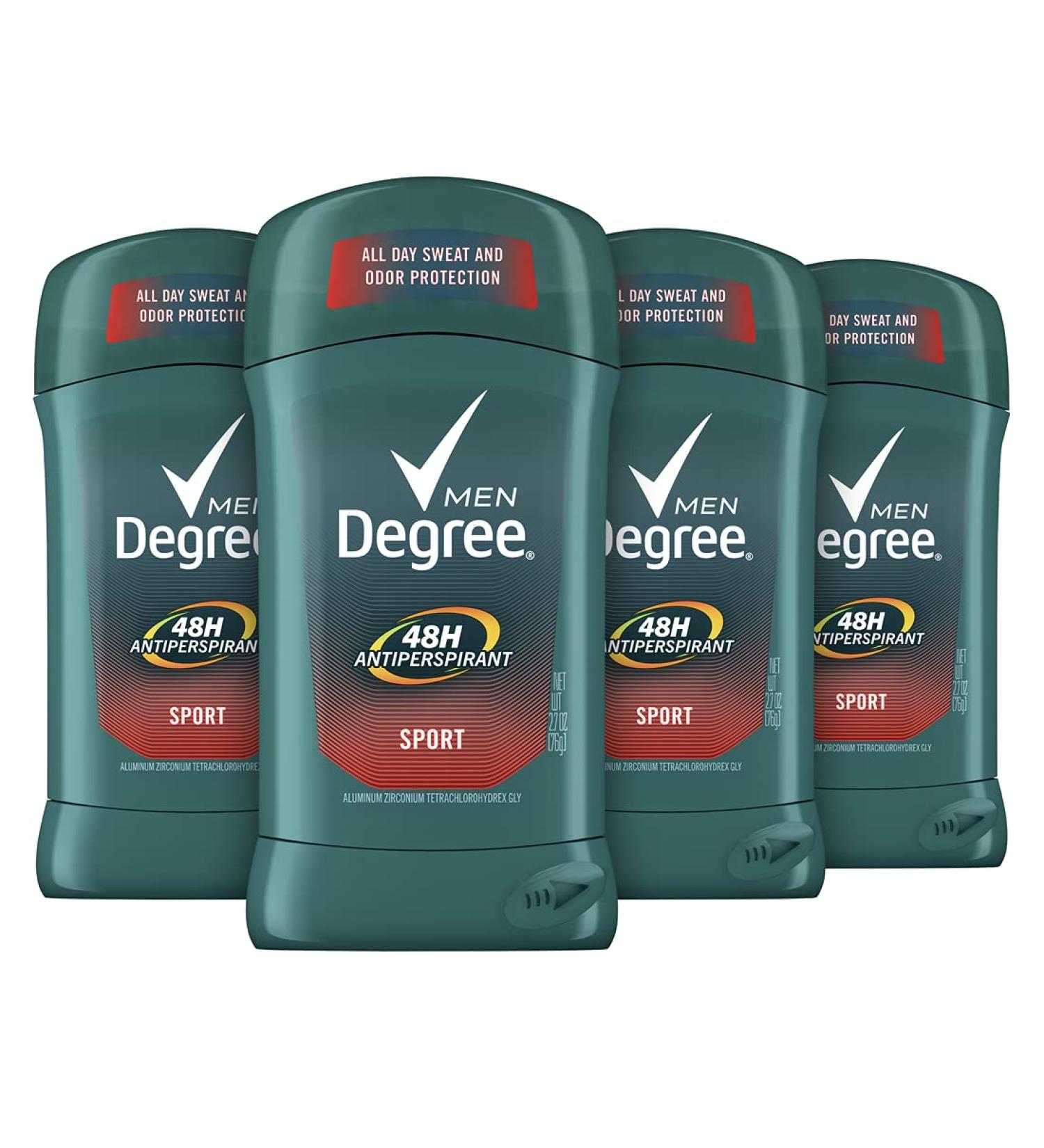 Degree Men Sport Original Protection Antiperspirant Deodorant 2.7 oz - 4 Pack - Buy Online on GoSupps.com