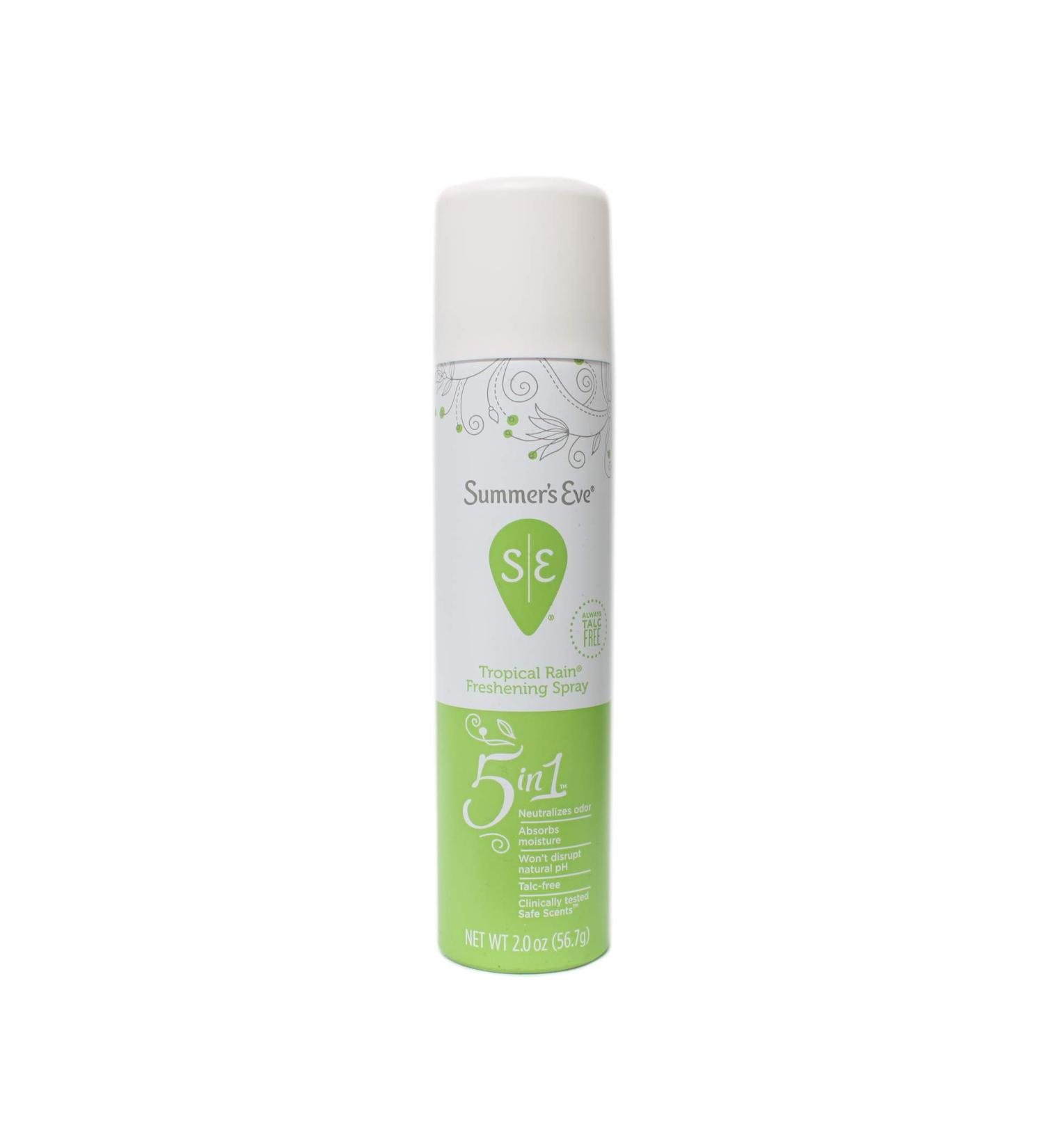 Summer's Eve Tropical Rain Feminine Deodorant Spray 2oz (2 Pack) - Buy Online on GoSupps.com