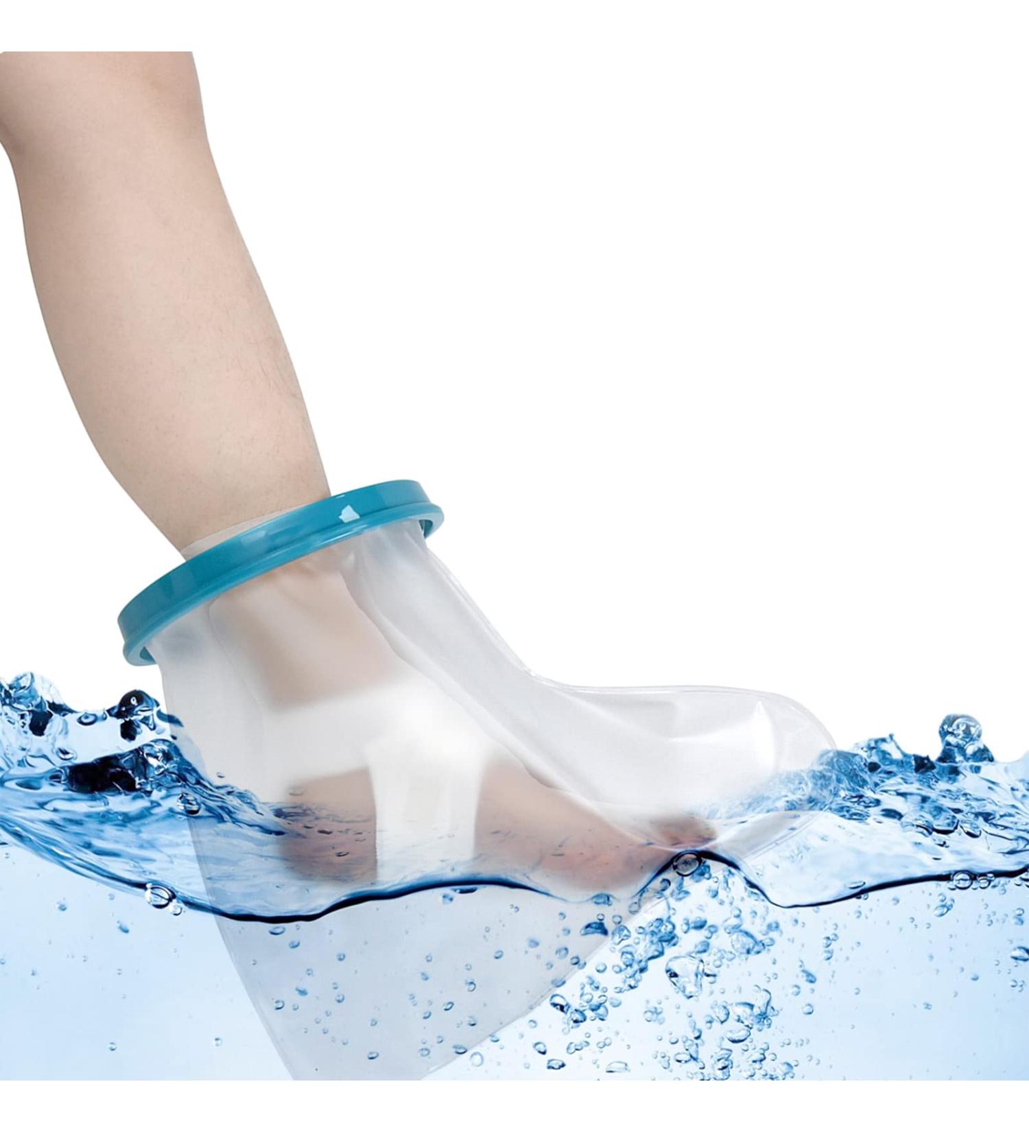 Slip-Proof Waterproof Shower Foot Protection - Reusable Ankle & Gypsum Safe | International Shipping - Buy Online on GoSupps.com