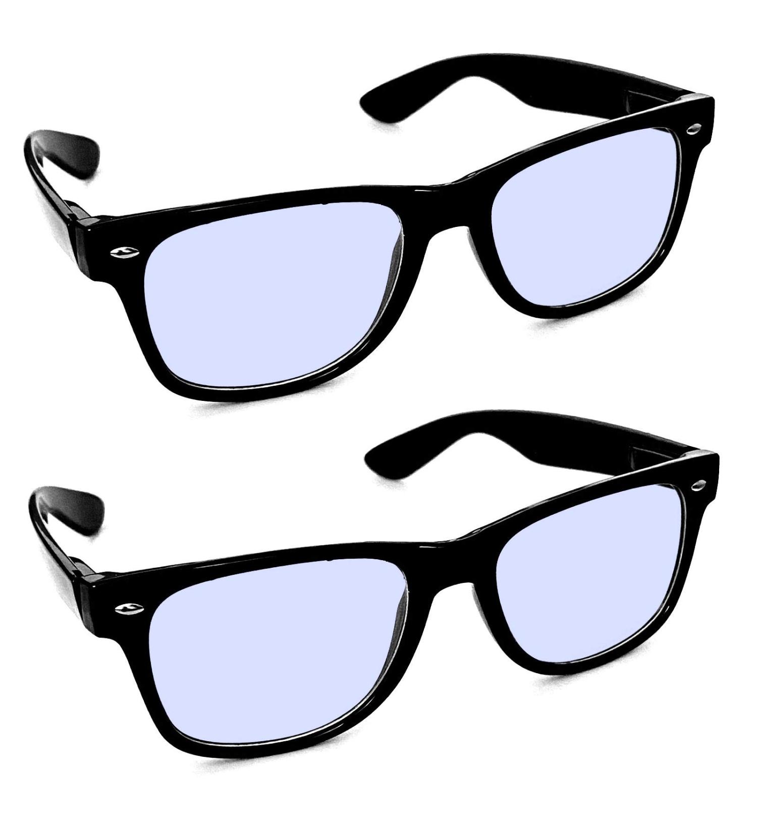 Blue Light Filter Glasses - 2 Set Gaming & Office Specs for Men & Women - Anti-Glare PC & Monitor Protection - Buy Online on GoSupps.com
