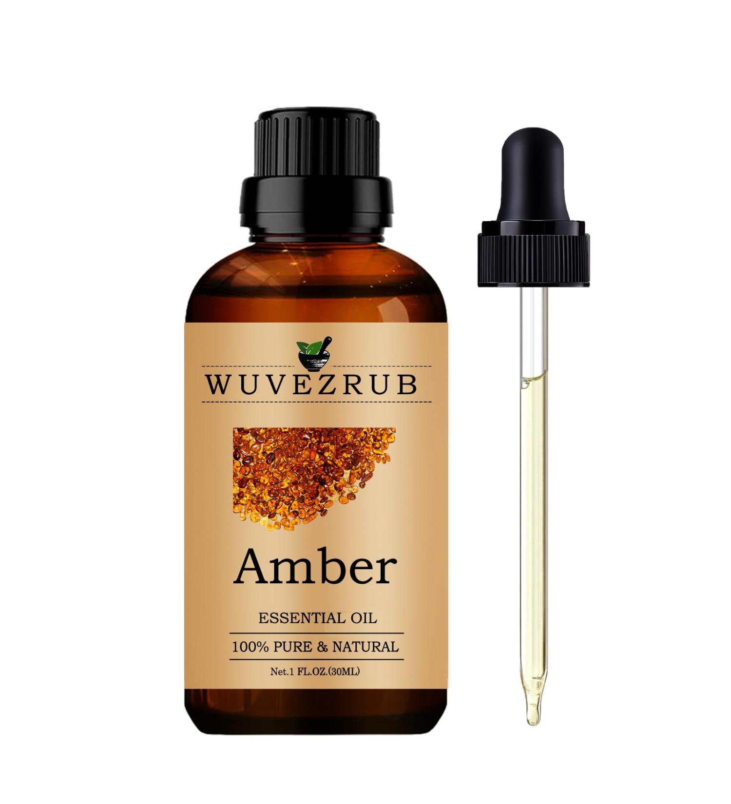 Organic Amber Essential Oil 30ML - Pure & Natural for Aromatherapy Diffuser | Aromatherapy Essentials - Buy Online on GoSupps.com