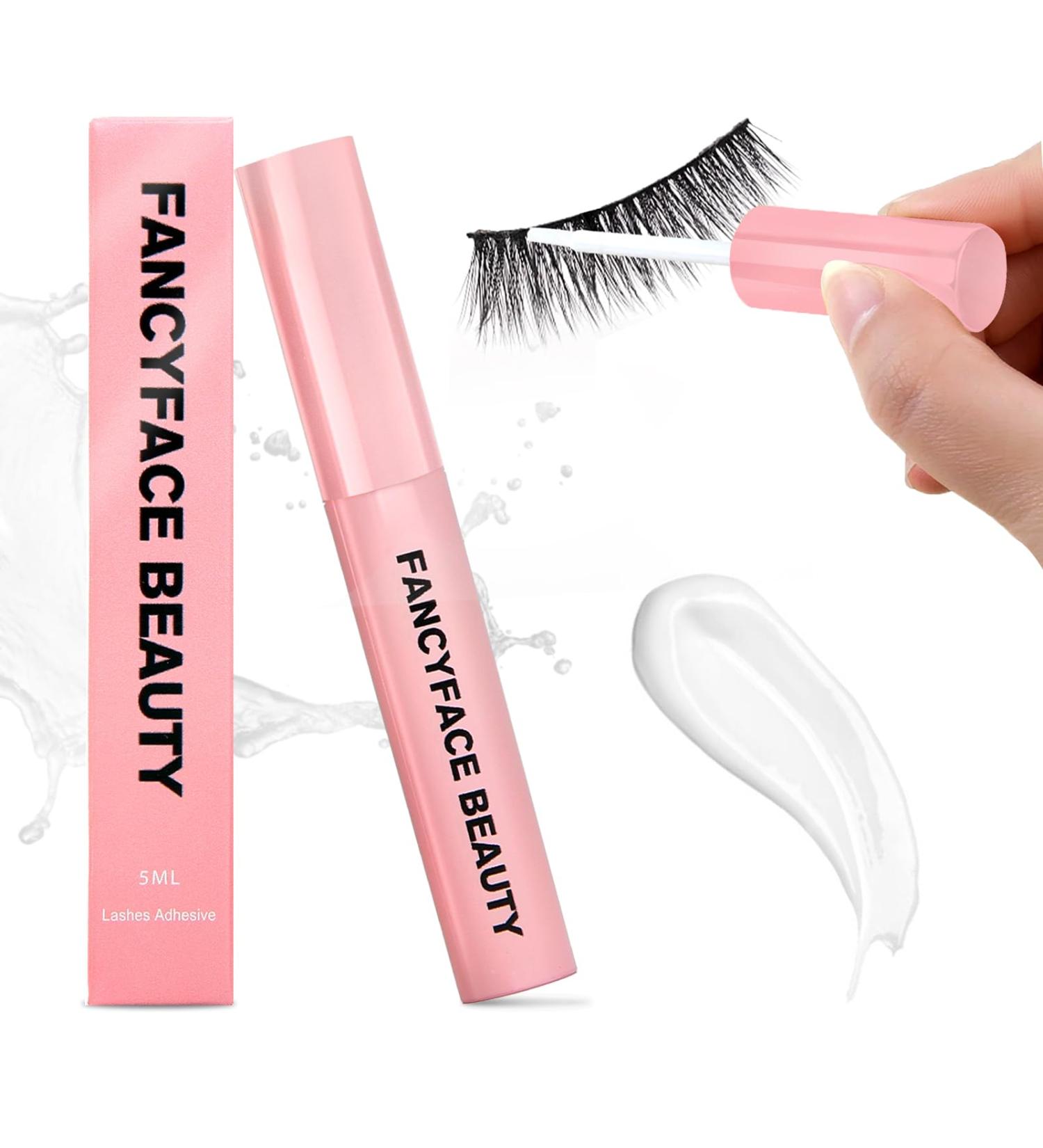 Eyelash Glue for Extensions - Super Strong & Waterproof - Fast Drying Lash Bond from FancyFace Beauty - Buy Online on GoSupps.com