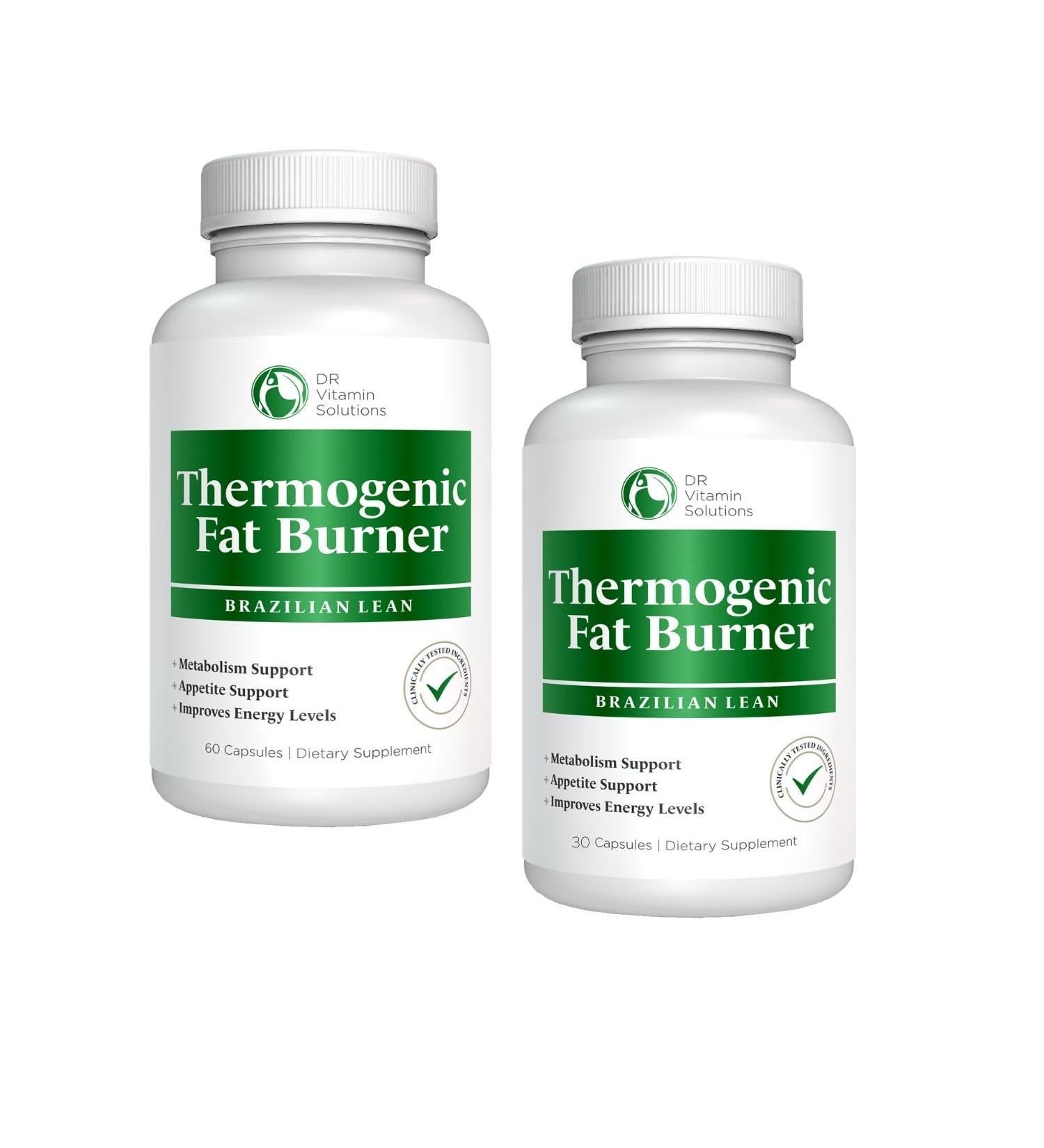 DR VITAMIN SOLUTIONS Thermogenic Fat Burner Brazilian Lean 60 Capsules Thermogenic Fat Burner Brazilian Lean 30 Capsules - Buy Online on GoSupps.com