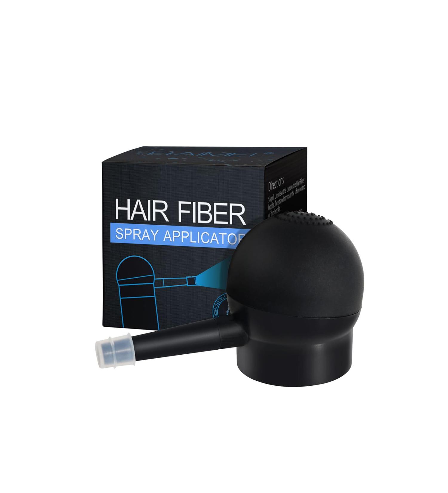 Hair Fiber Applicator Pump Sprayer Hair Thickening Spray Application Atomizer for Hair Building Fibers Hair Extension Nozzle Hair Powder Thickening Tools