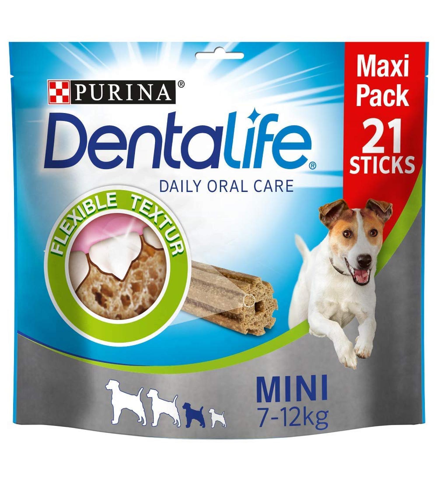 Dentalife Purina Dental Care Snacks for Dogs | Maxipack 5 x 345g | Tartar Reduction for Small to Large Dogs - Buy Online on GoSupps.com