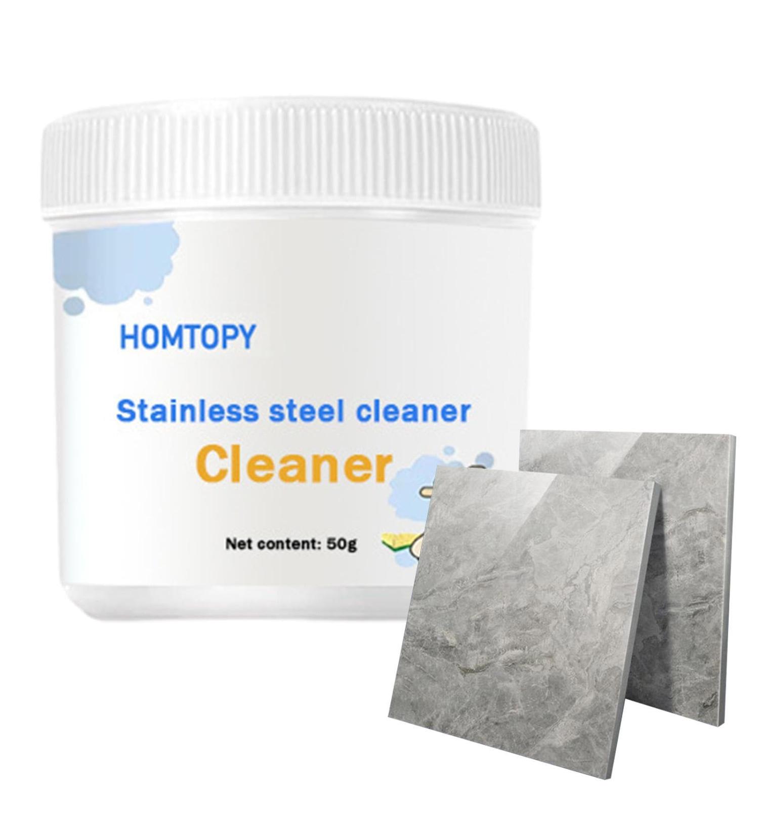 Stainless Steel Pot Cleaner | Rust Pot Scale Stove Dirt Remover Pot Cleaning Powder Rust Pan Cleaner Pot Scale Remover for Kitchen Cooktop Faucet Utoya 100g - Buy Online on GoSupps.com