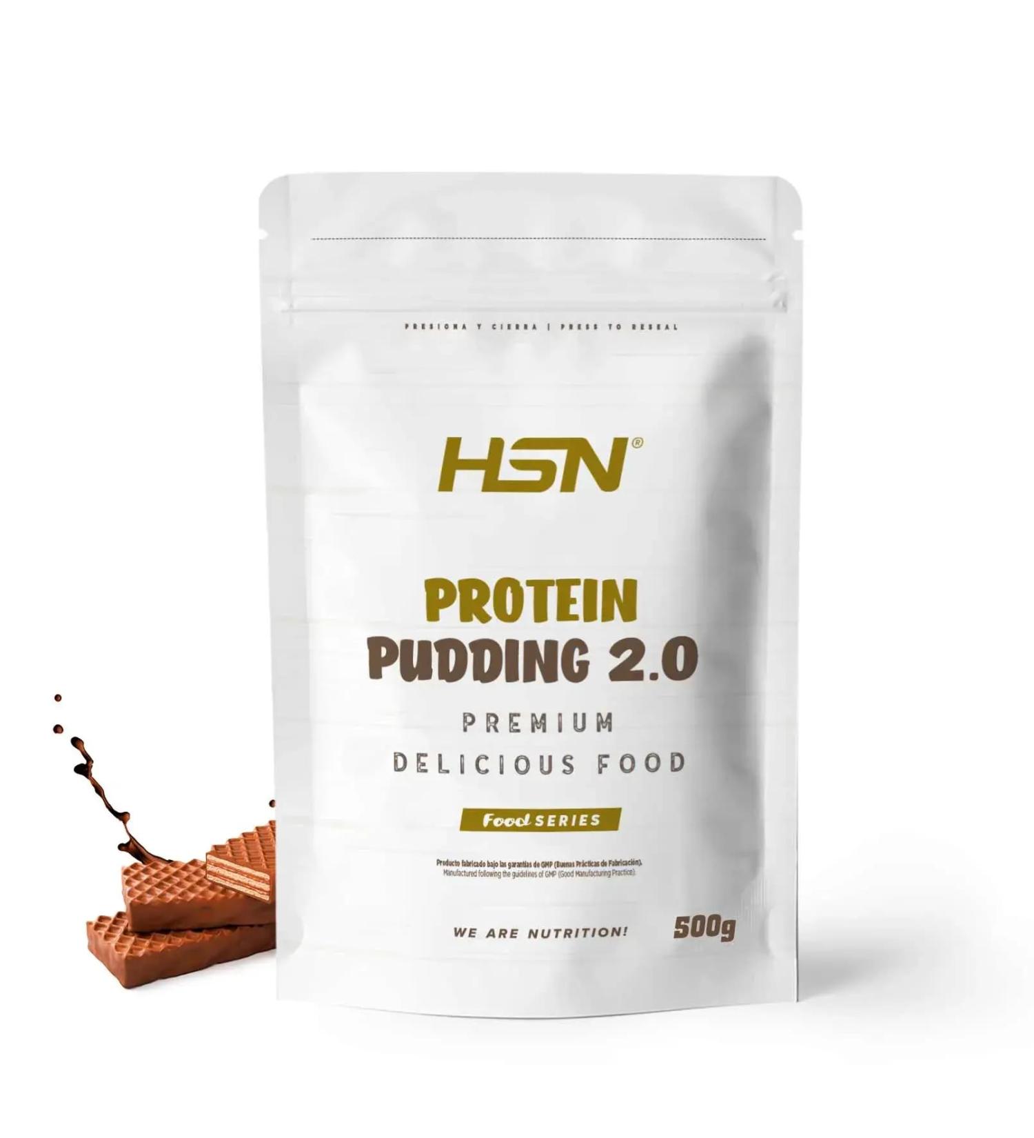 HSN HSN Protein Pudding | Chocolate Ice Cream 500g 13 Takes Per Pack | With Whey Protein | Very Easy to Prepare | Low Calorie No Sugar Added | Non-GMO Vegan Free - Buy Online on GoSupps.com