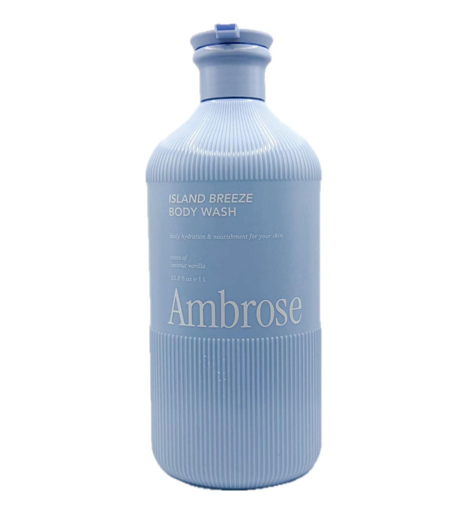 Ambrose Island Breeze Body Wash Coconut Vanilla Scent 33.8 fl oz - Buy Online on GoSupps.com