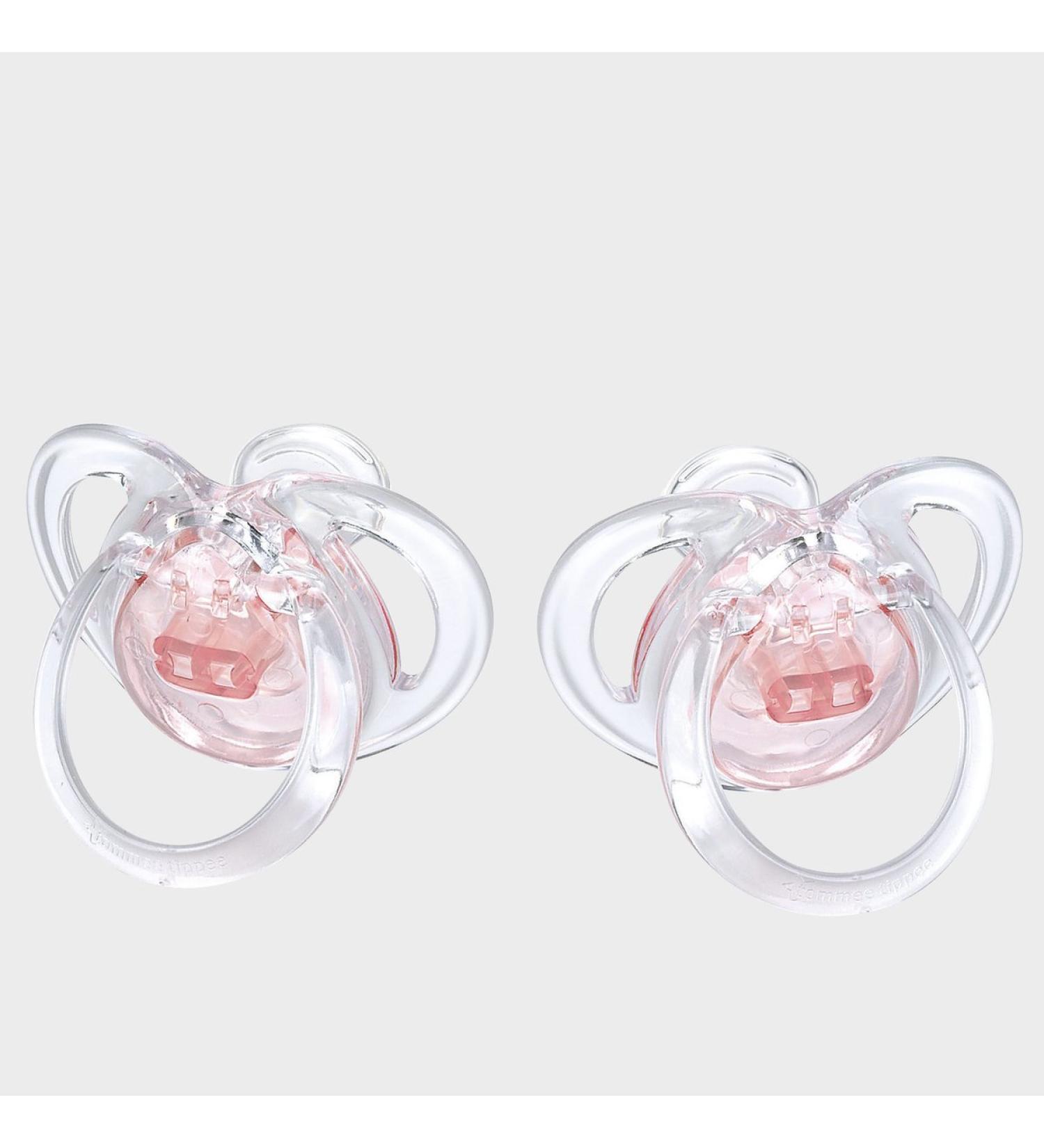 Tommee Tippee closer to nature Pure pacifier 0-3 M pink