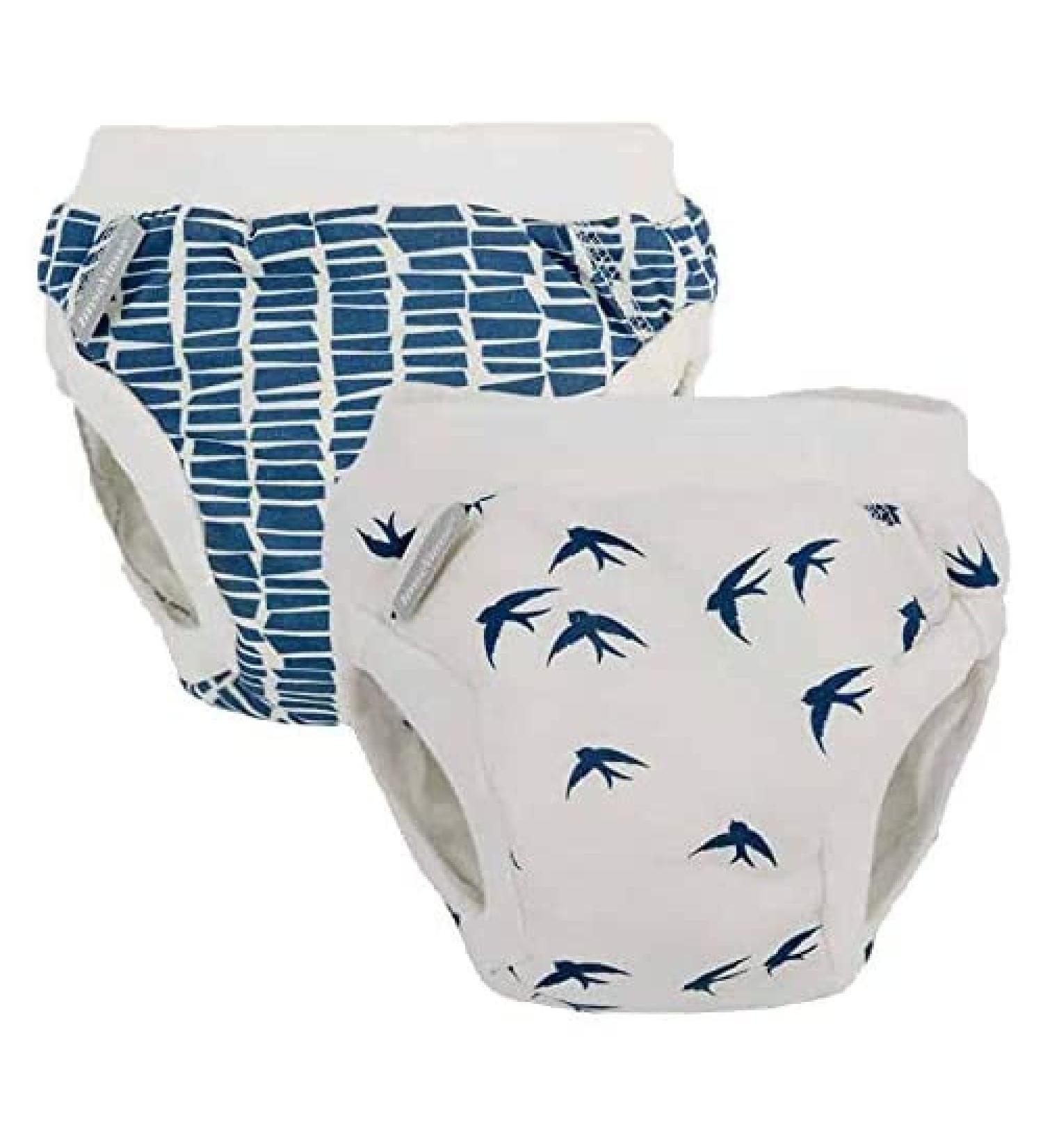 IMSEVIMSE Cloth Diapers Pack - 2 Blue Training Pants for 9-12 kg - Eco-Friendly & Comfortable - Buy Online on GoSupps.com