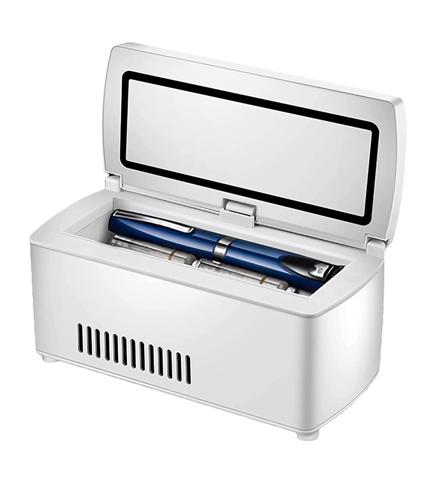ZZBB Portable Reefer Car Small Refrigerator Mini Cold Box Portable Medicine Reefer Portable Insulin Cooler Refrigerated Box Insulin Cooler Protective Cover - Buy Online on GoSupps.com
