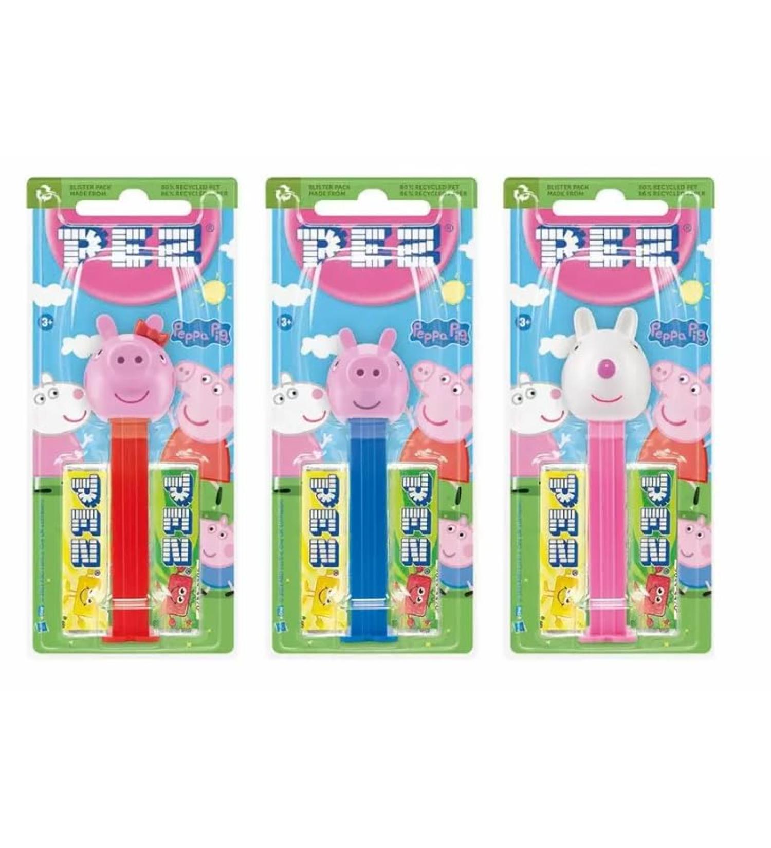 Ellies Jellies Pez Peppa Pig 1+2 Impulse Packs x3