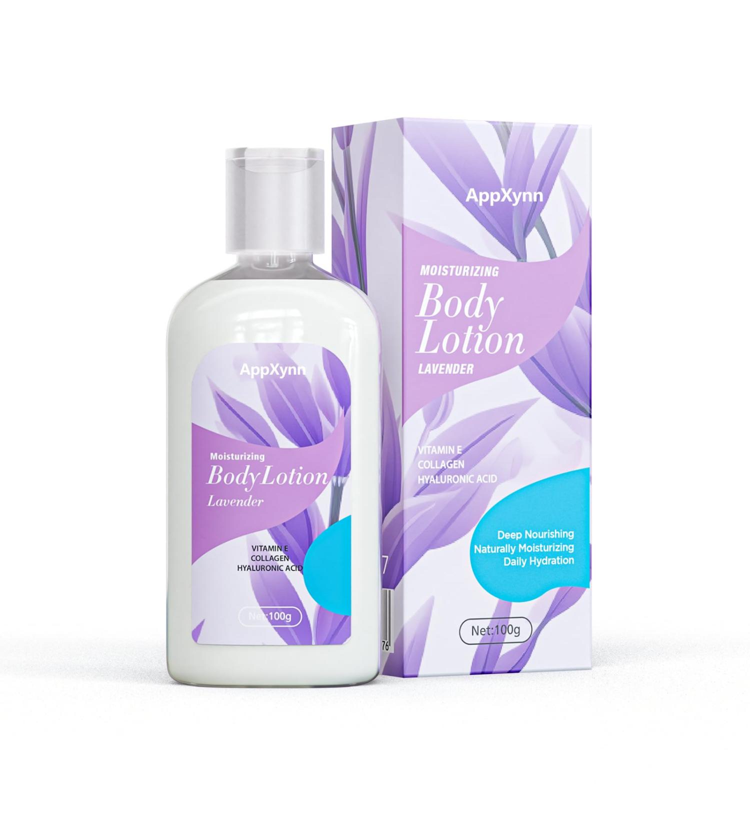 AppXynn Moisturising Body Lotion Lavender Body Smoothing Moisture Cream Hand and Body Moisturiser for All Skin Types - Buy Online on GoSupps.com