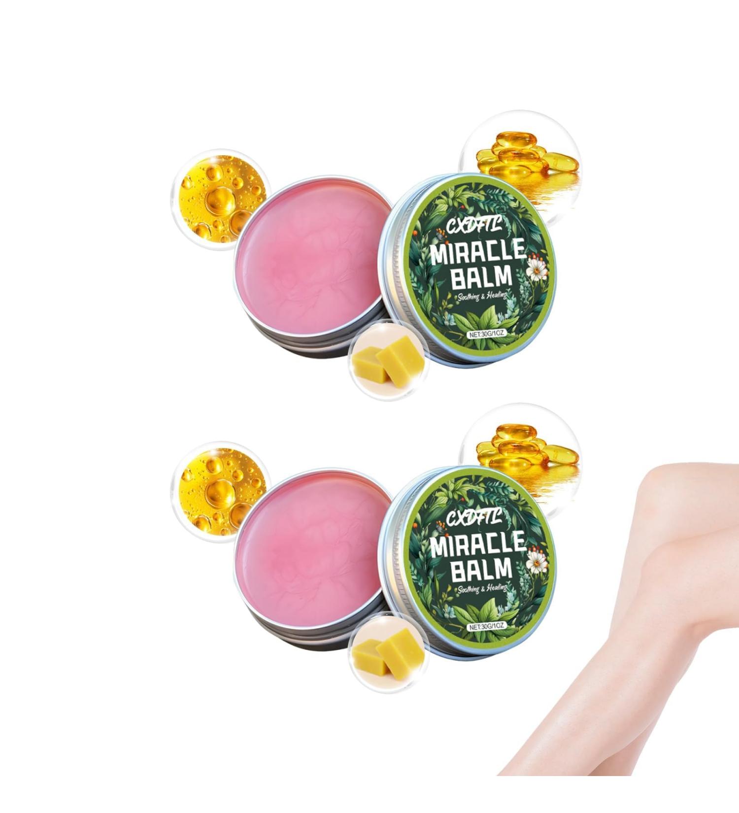 CXDFTL Miracle Balm 2 Pack Natural Ingredients Relaxed and Comfortable Balm for Legs Arms Back - Buy Online on GoSupps.com