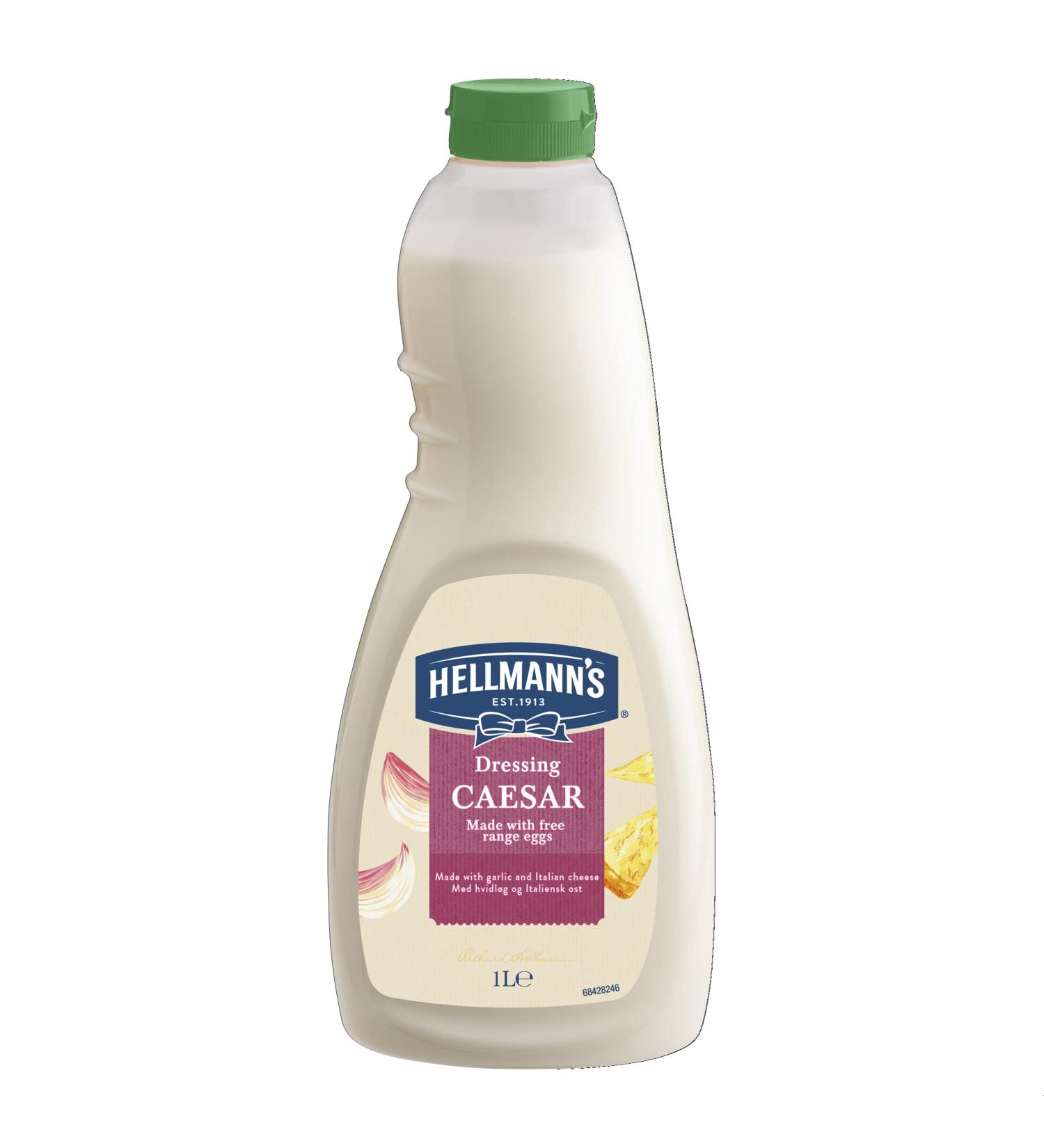 Hellmann's Caesar Salad Dressing 1L - Authentic Recipe for Classic Caesar Salad - Buy Online on GoSupps.com