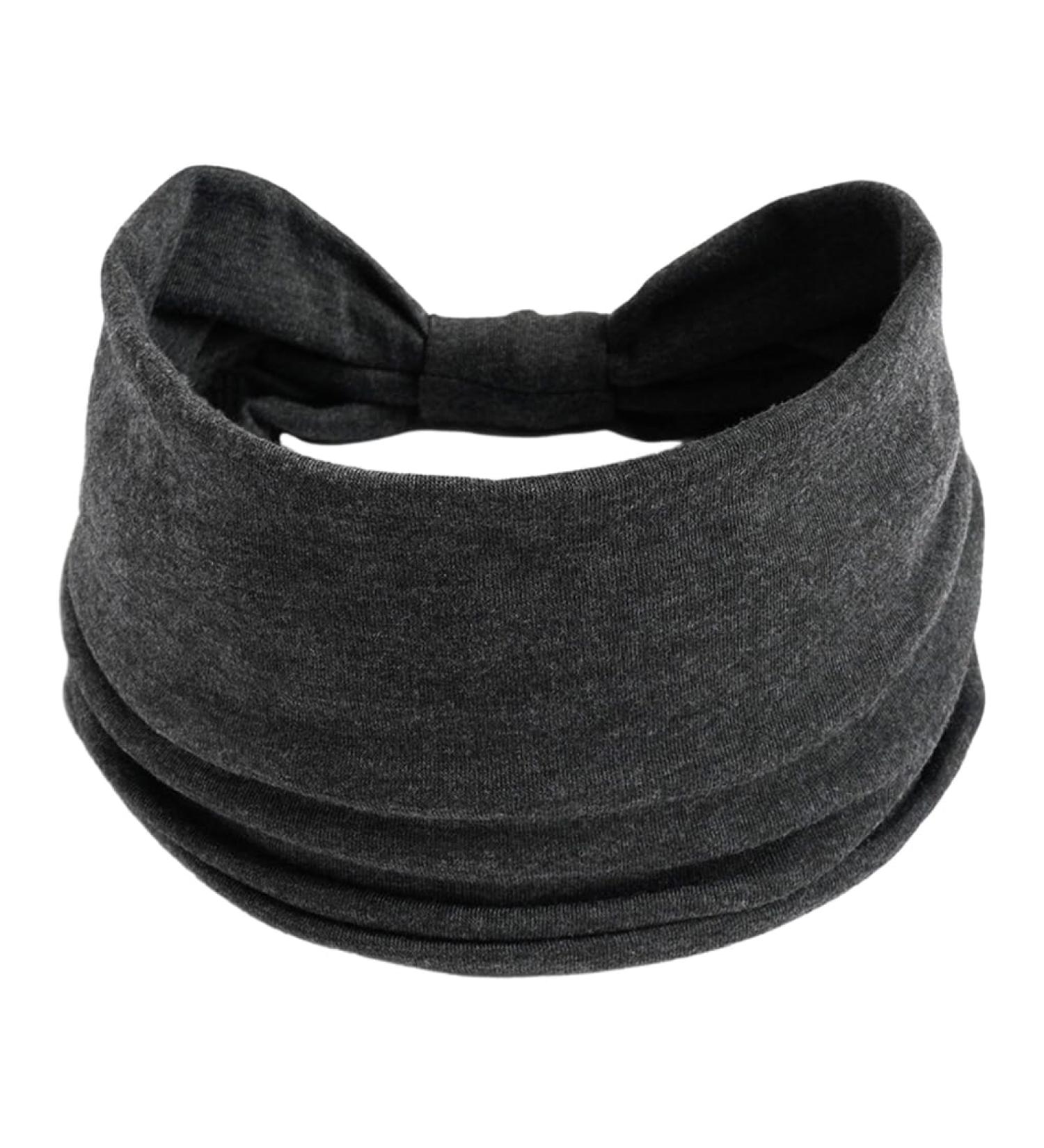 JSGHGDF Practical Headbands Woman Makeup and Washing Face Wide Headband Elastic Hairband for Woman Girls Skincare Headband Dark Grey - Buy Online on GoSupps.com
