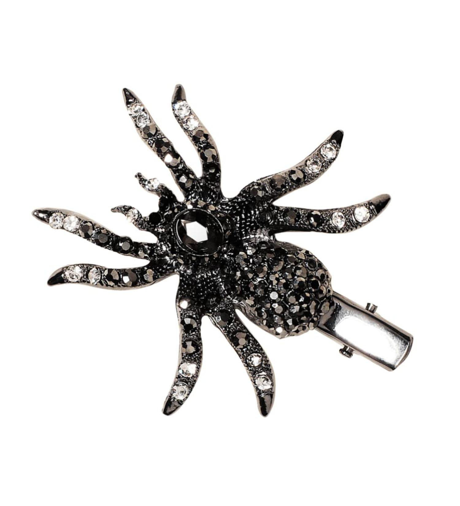 LALAFINA Spider Hairpin Kid Hair Accessories Hair Barrettes for Women Black Spider Hair Clip Halloween Bag Stuffer Black Hair Accessories Alloy Rhinestone Miss Filler Artificial - Buy Online on GoSupps.com