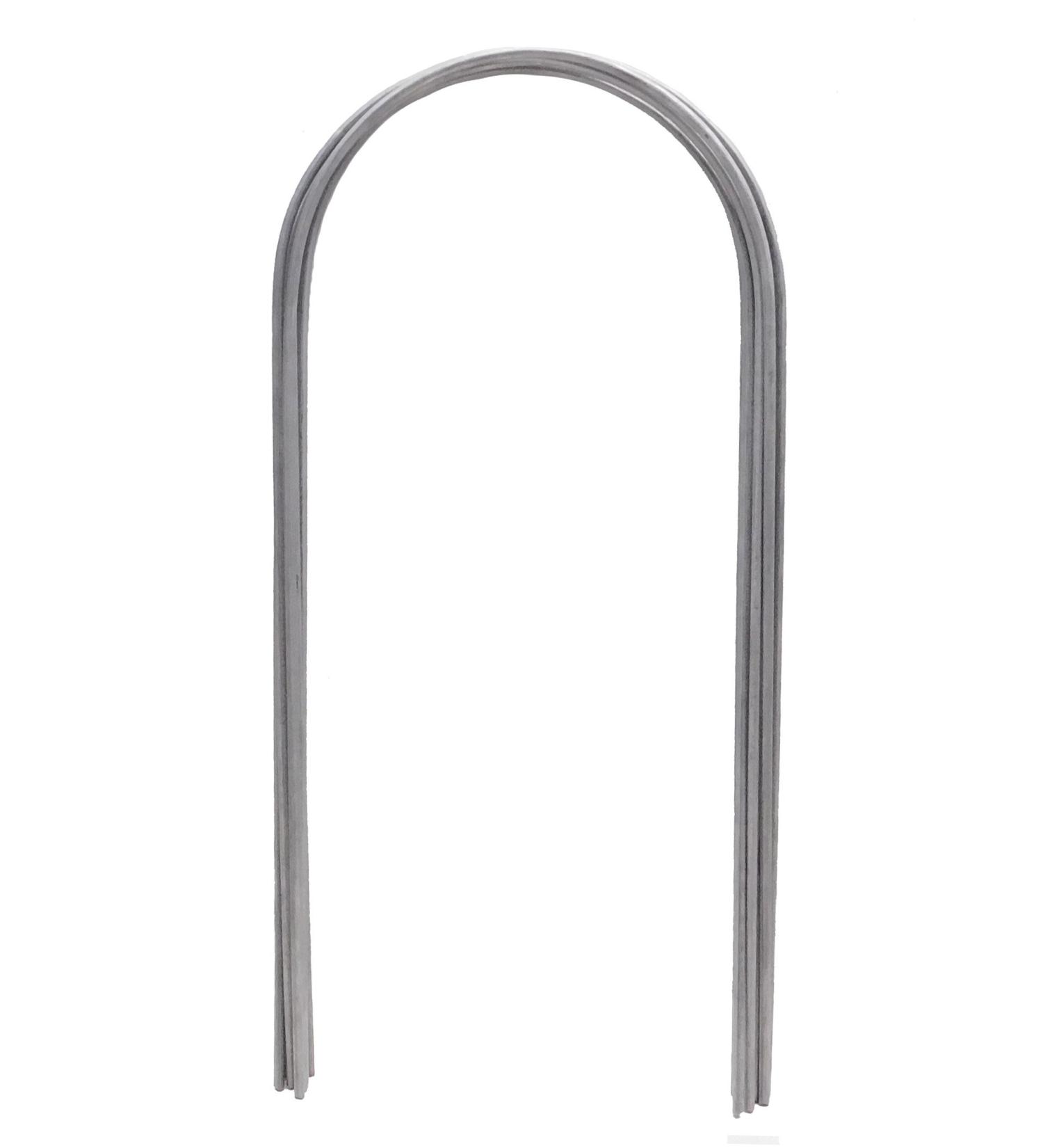 Broken Arrow Set of 9 Extra Long Croquet Wickets, 6" Wide, Round Style Replacement Hoops Arches Made in USA