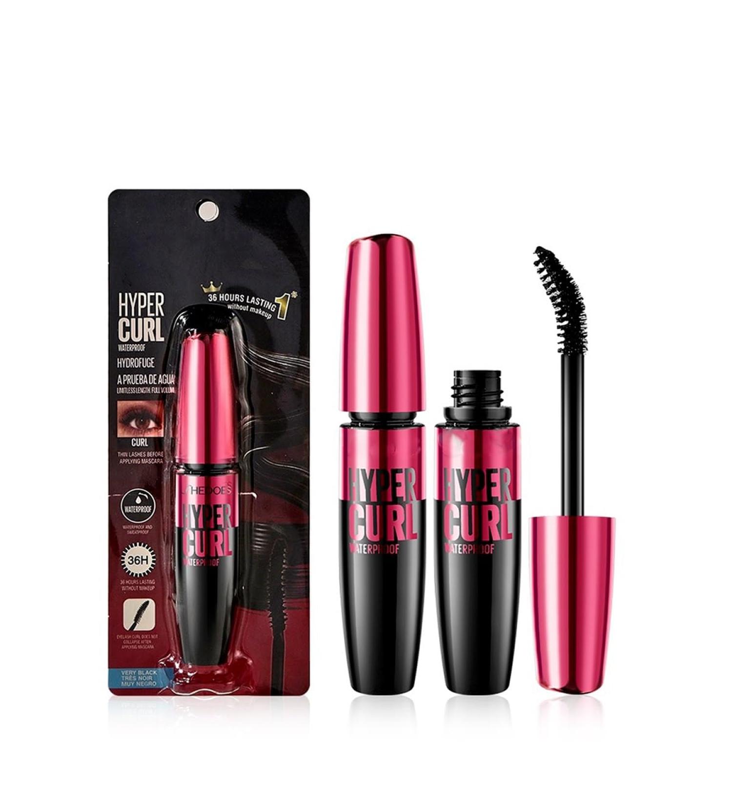 LDMZ Mascara Lash Washable Mascara Makeup 3D Strong Curling Iron Mascara Smudge-Proof Long Lasting No Clumping(2PCS) - Buy Online on GoSupps.com