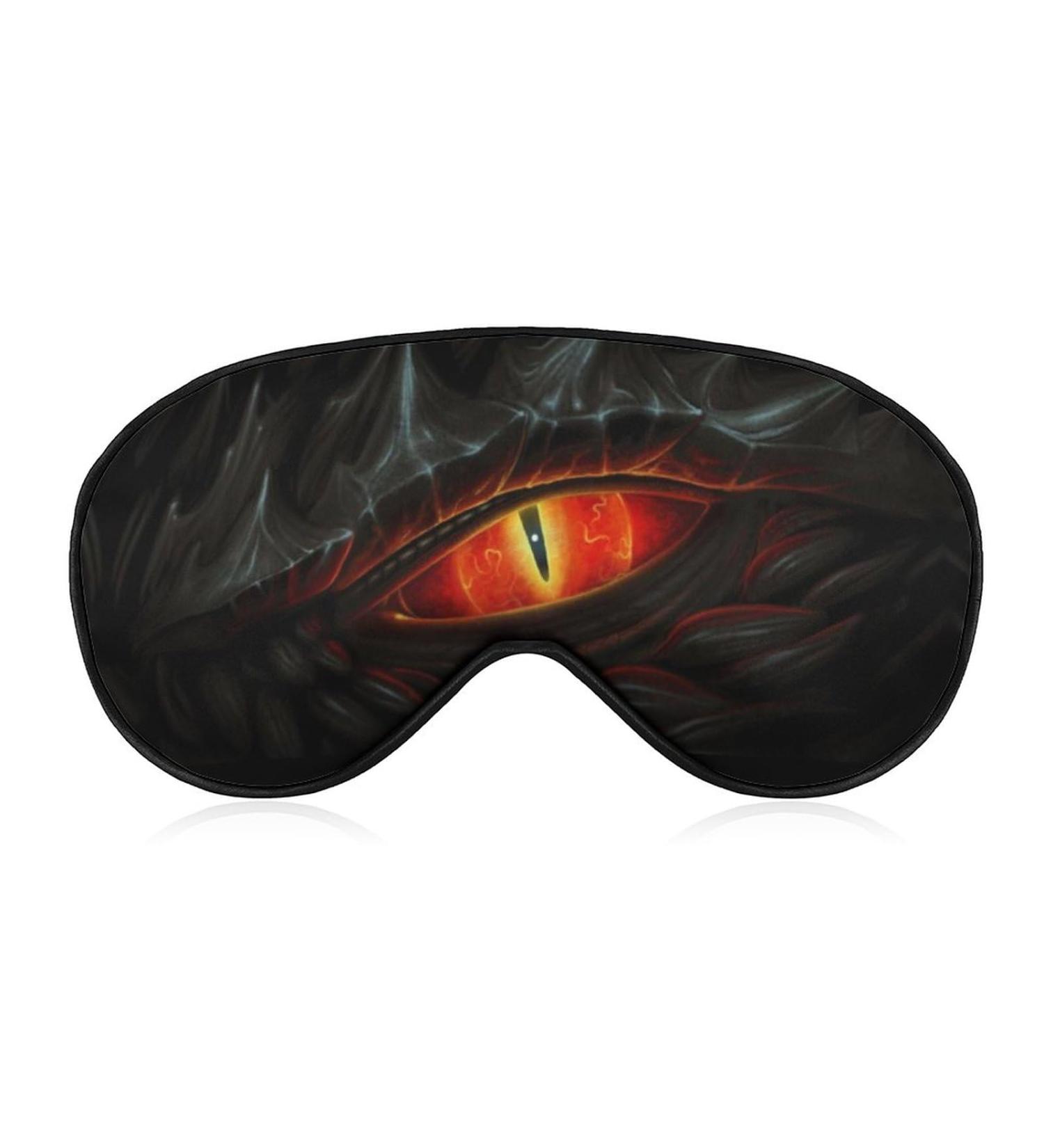 Dream in Style with Dragon Red Eye Sleep Mask - Adjustable Strap, Blocks Light for Night Travel and Nap - Men and Women - Buy Online on GoSupps.com