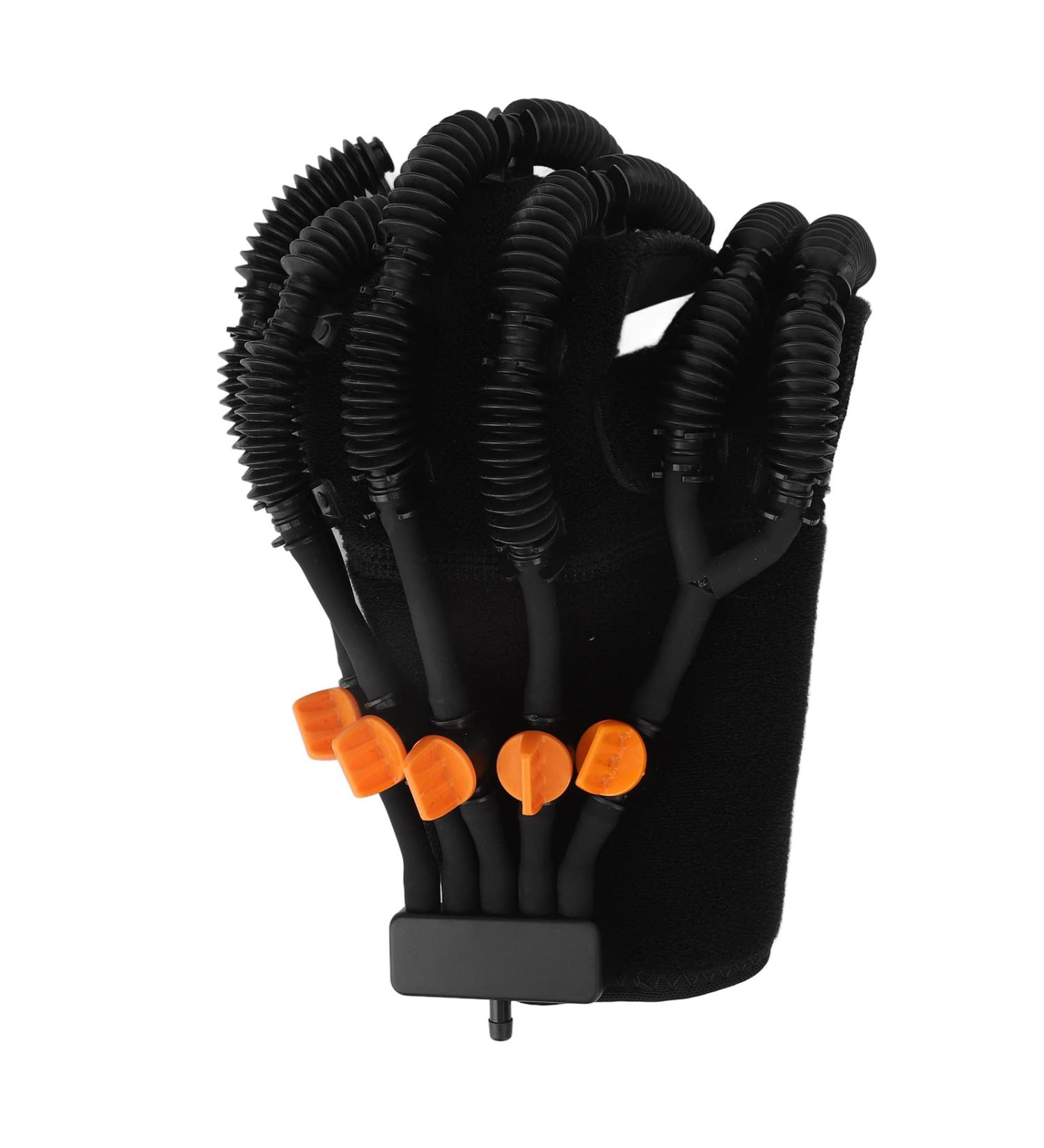 Finger Rehabilitation Trainer Robot Gloves | Hand Wrist Exerciser Glove | L Size (Left Hand) - Soft Resin Fibre Orthotics for Effective Rehabilitation - Buy Online on GoSupps.com